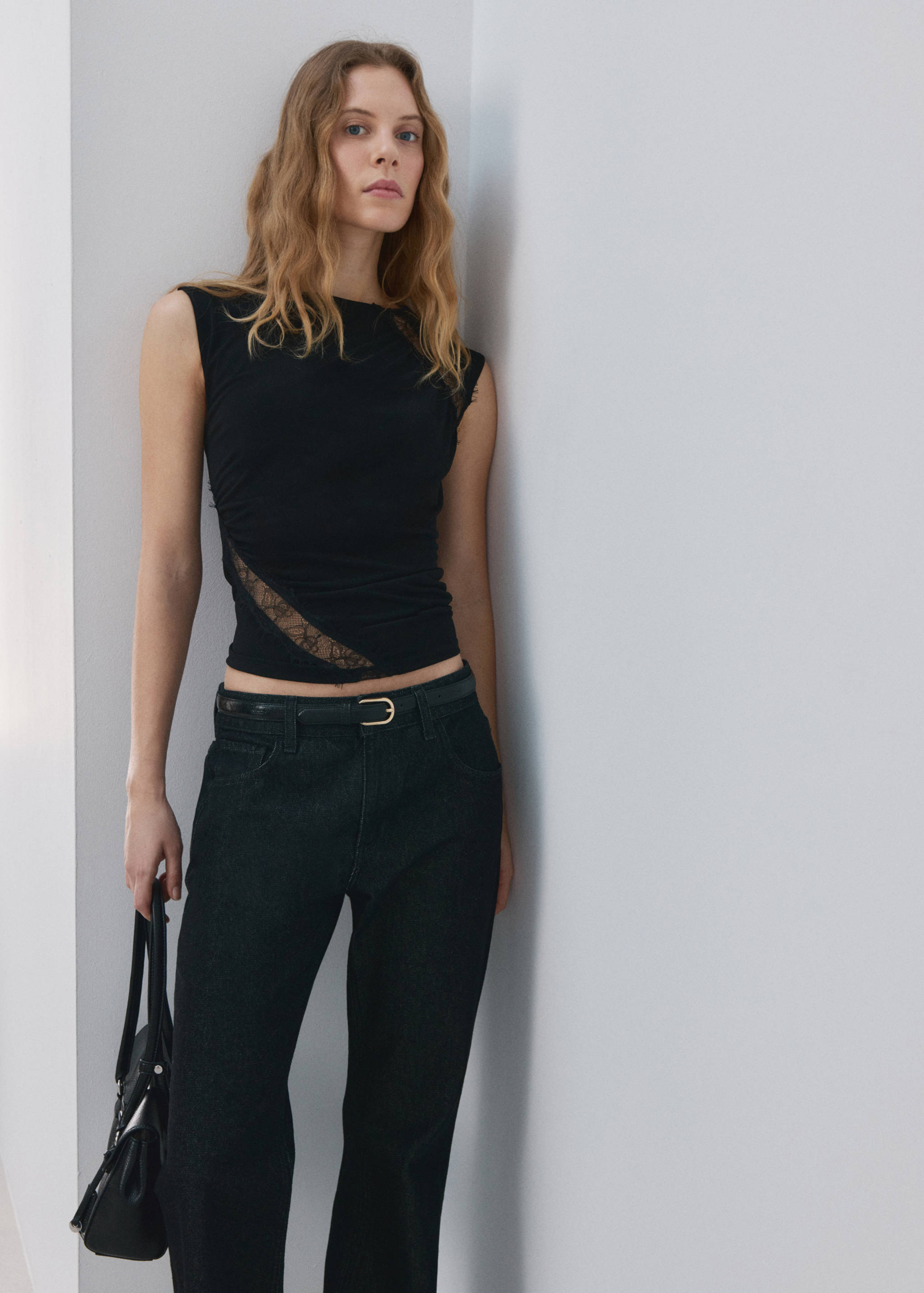 Ruched fitted top - Medium plane