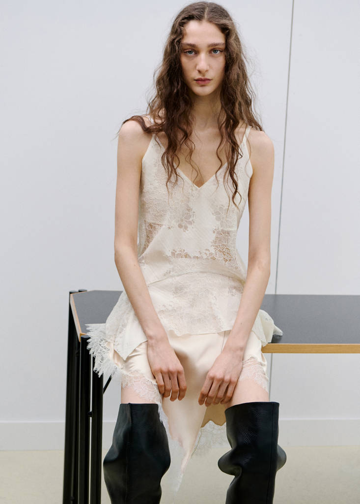 Lace top — Ecru