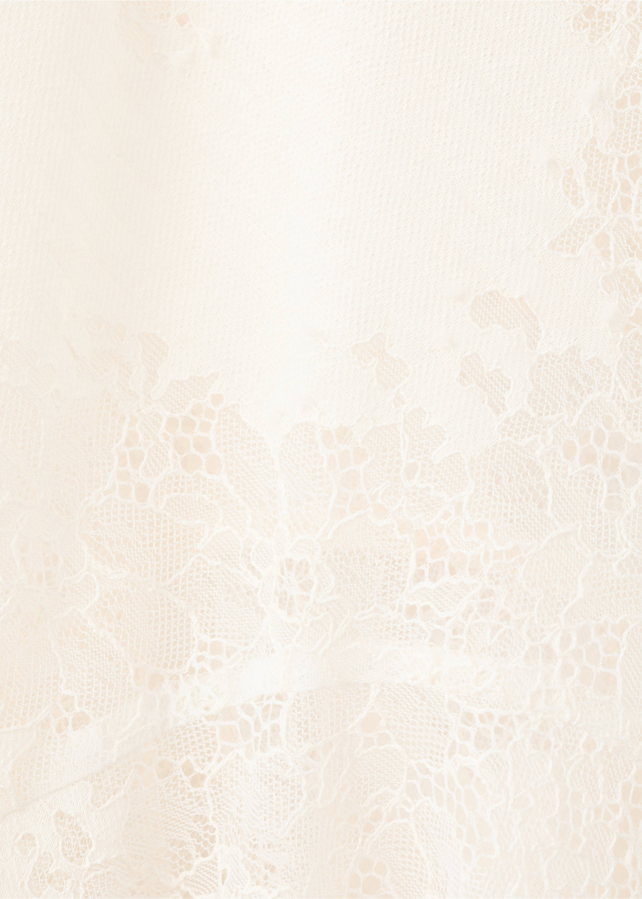 Lace top - Details of the article 8, Ecru. Ref: 27094100-00.