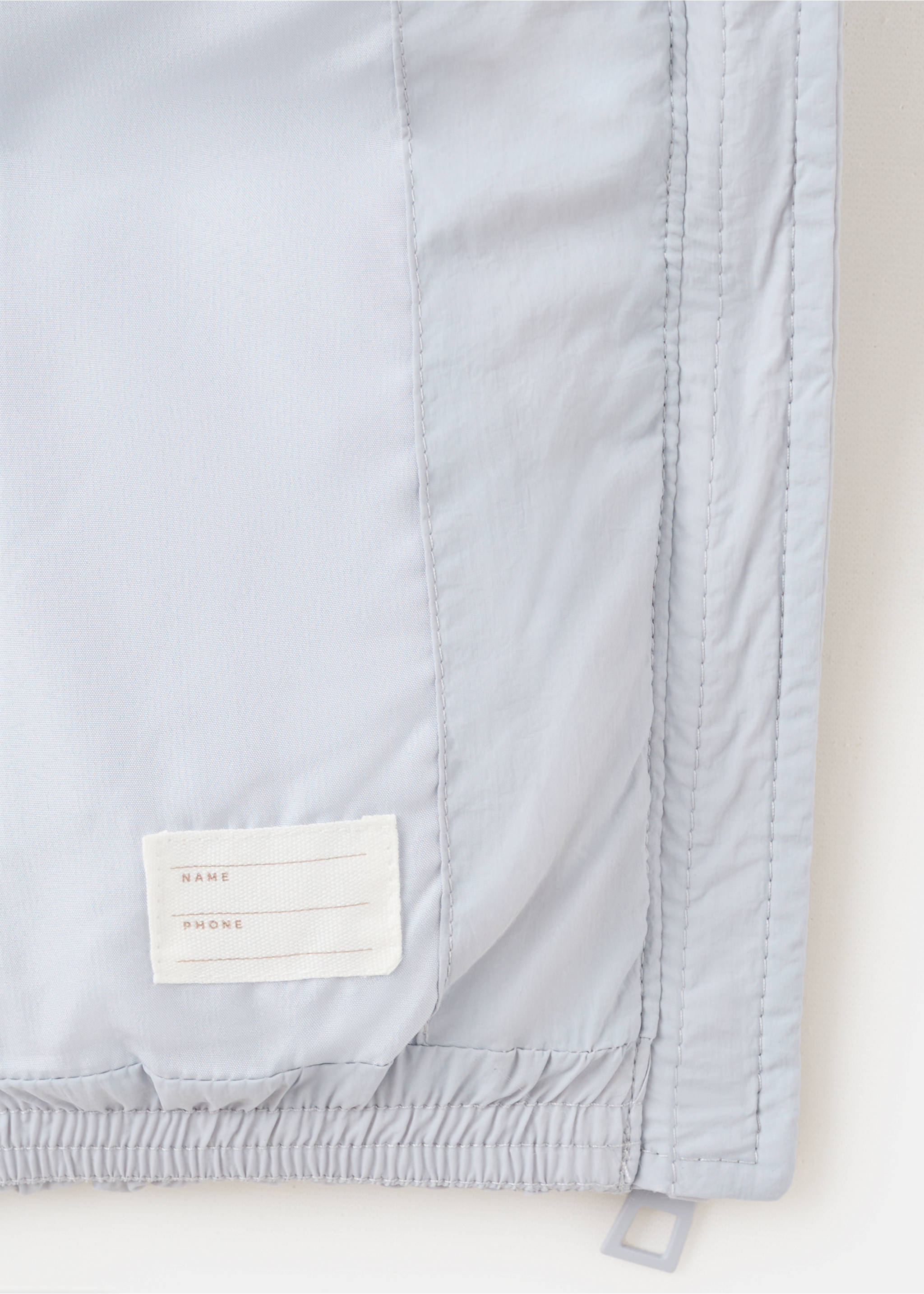 Quilted gilet - Details of the article 0, Sky Blue. Ref: 27094403-00.