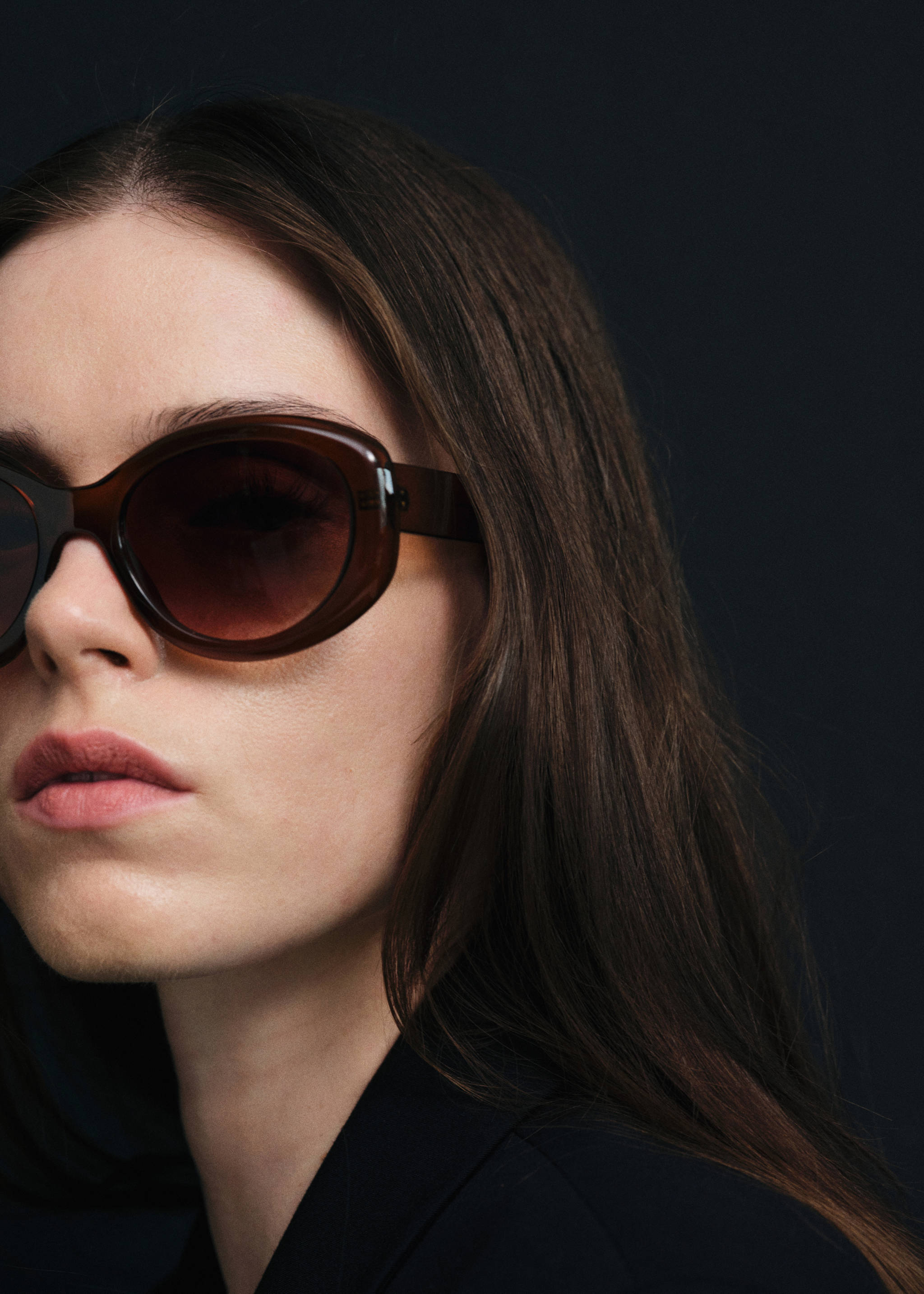 Squared frame sunglasses - General plane