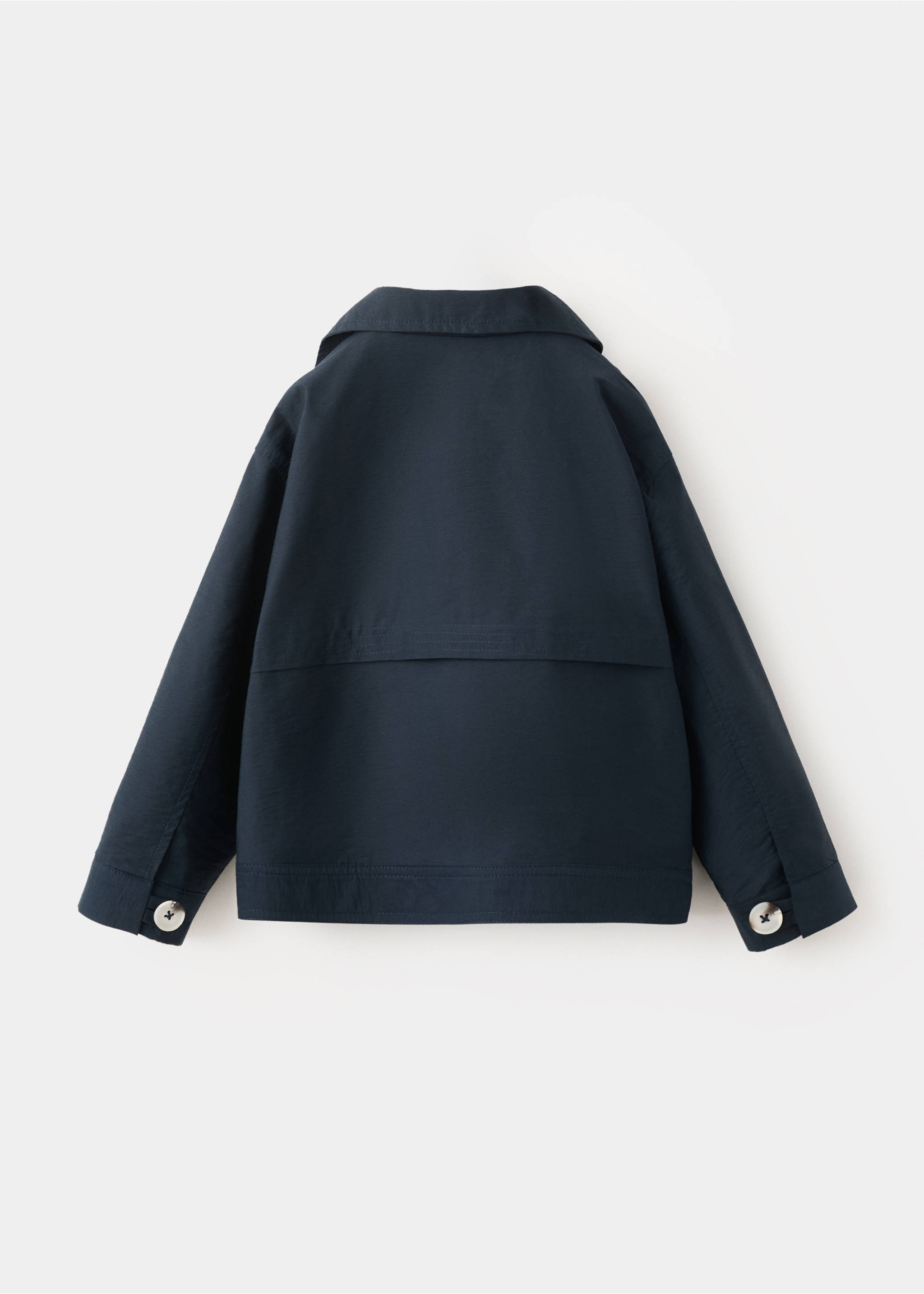 Geacă cu nasturi - Spatele articolului, Bleumarin. Ref: 27094406-00.