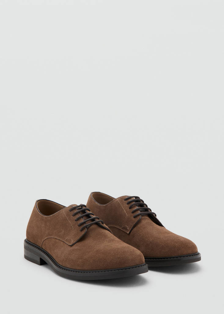 Leather suit shoes — Cognac