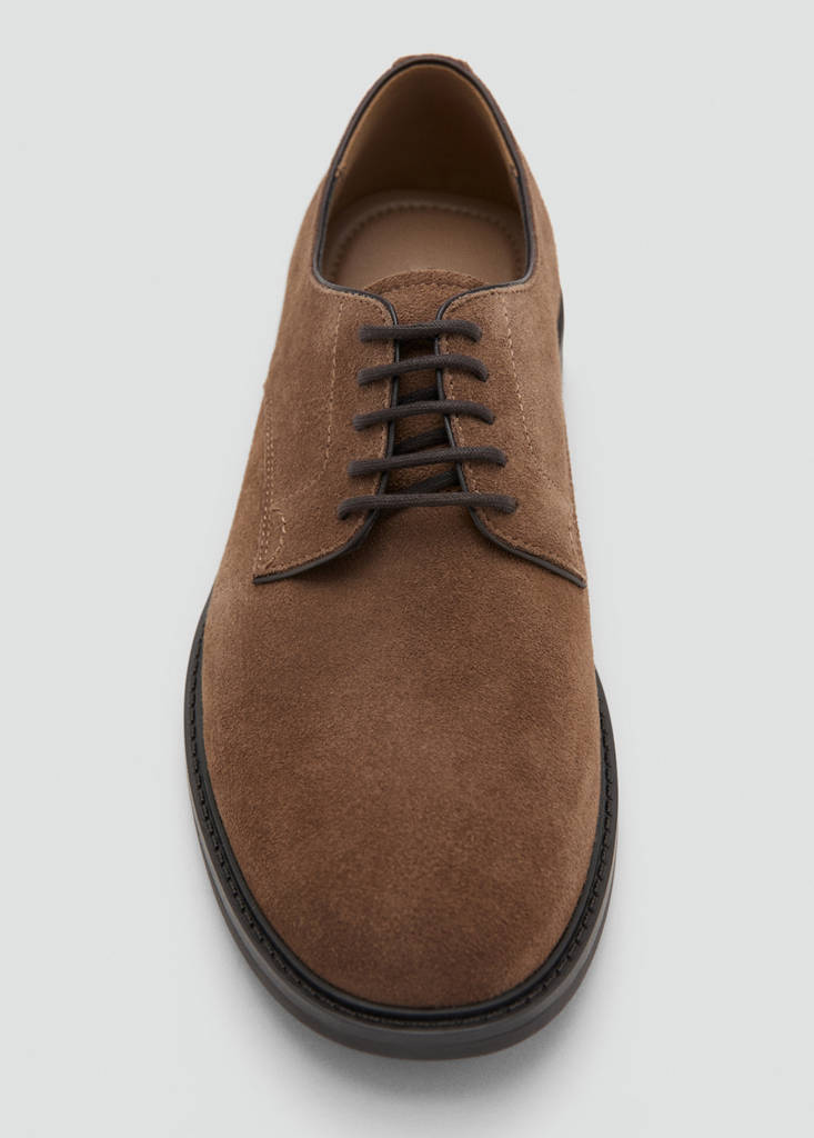 Leather suit shoes — Cognac
