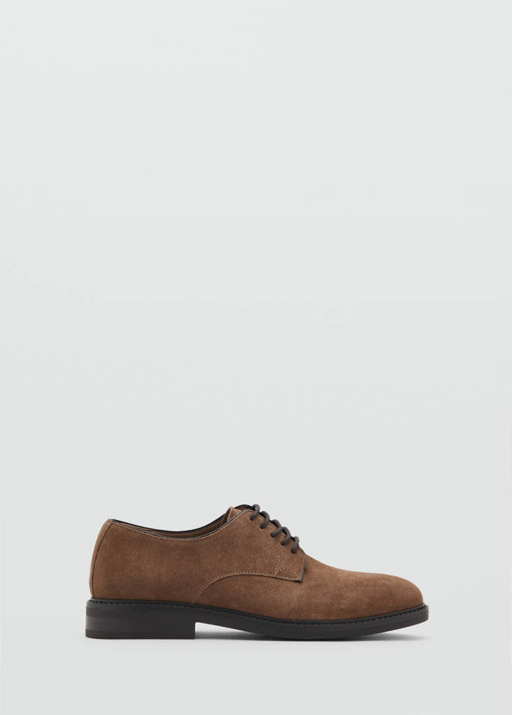 Leather suit shoes — Cognac