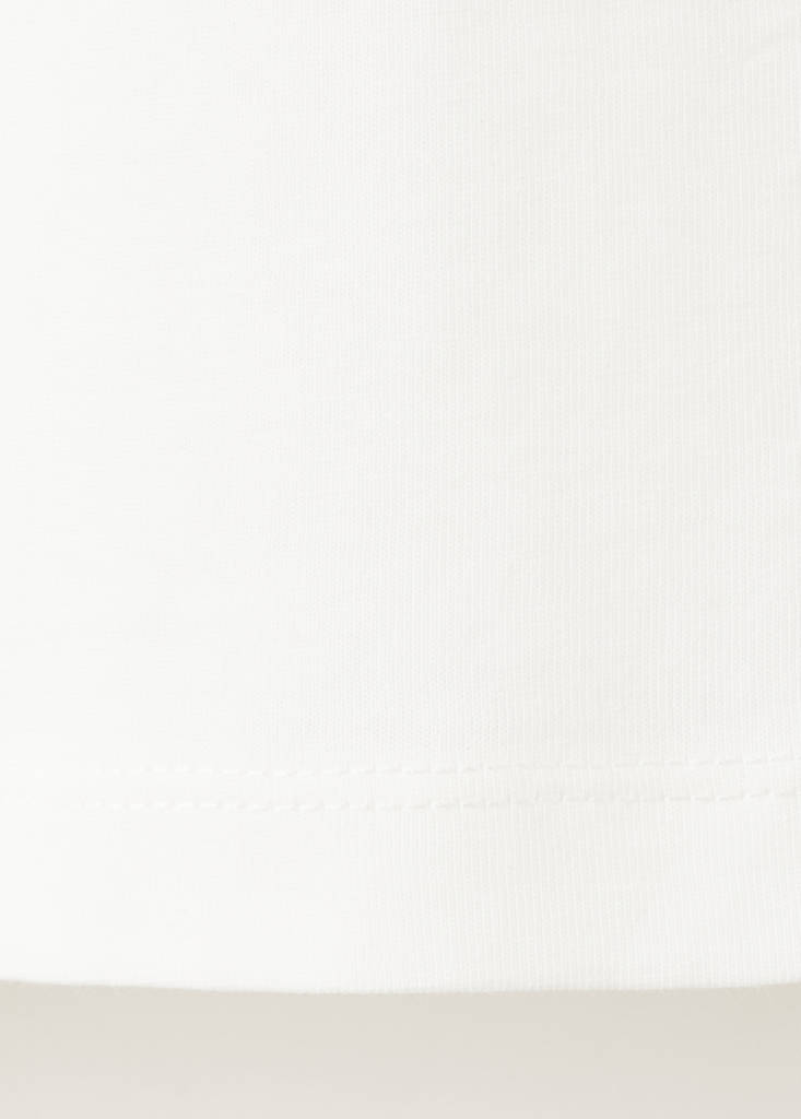 Printed cotton-blend t-shirt — Off White