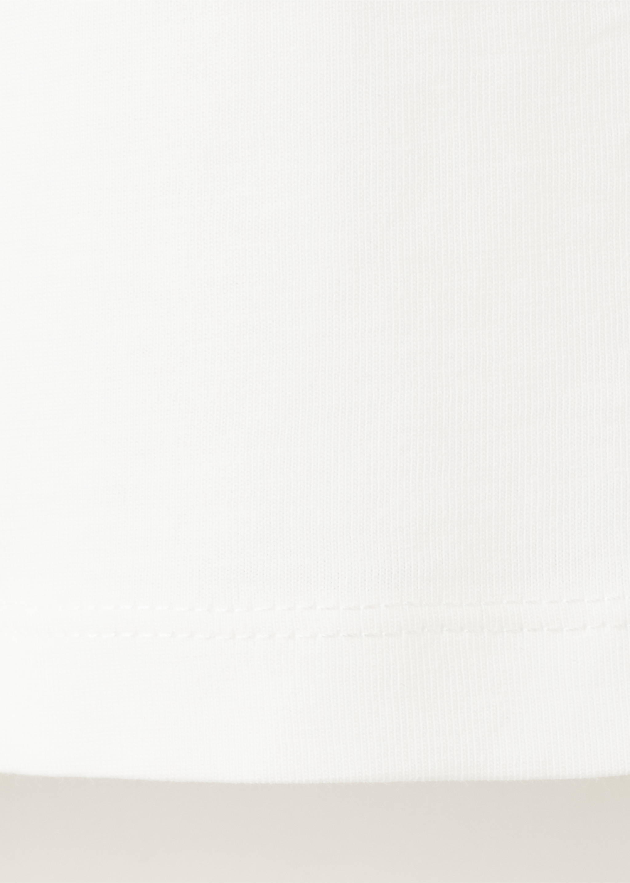 印花棉质混纺T恤 - null, 灰白. Ref: 27094410-00.