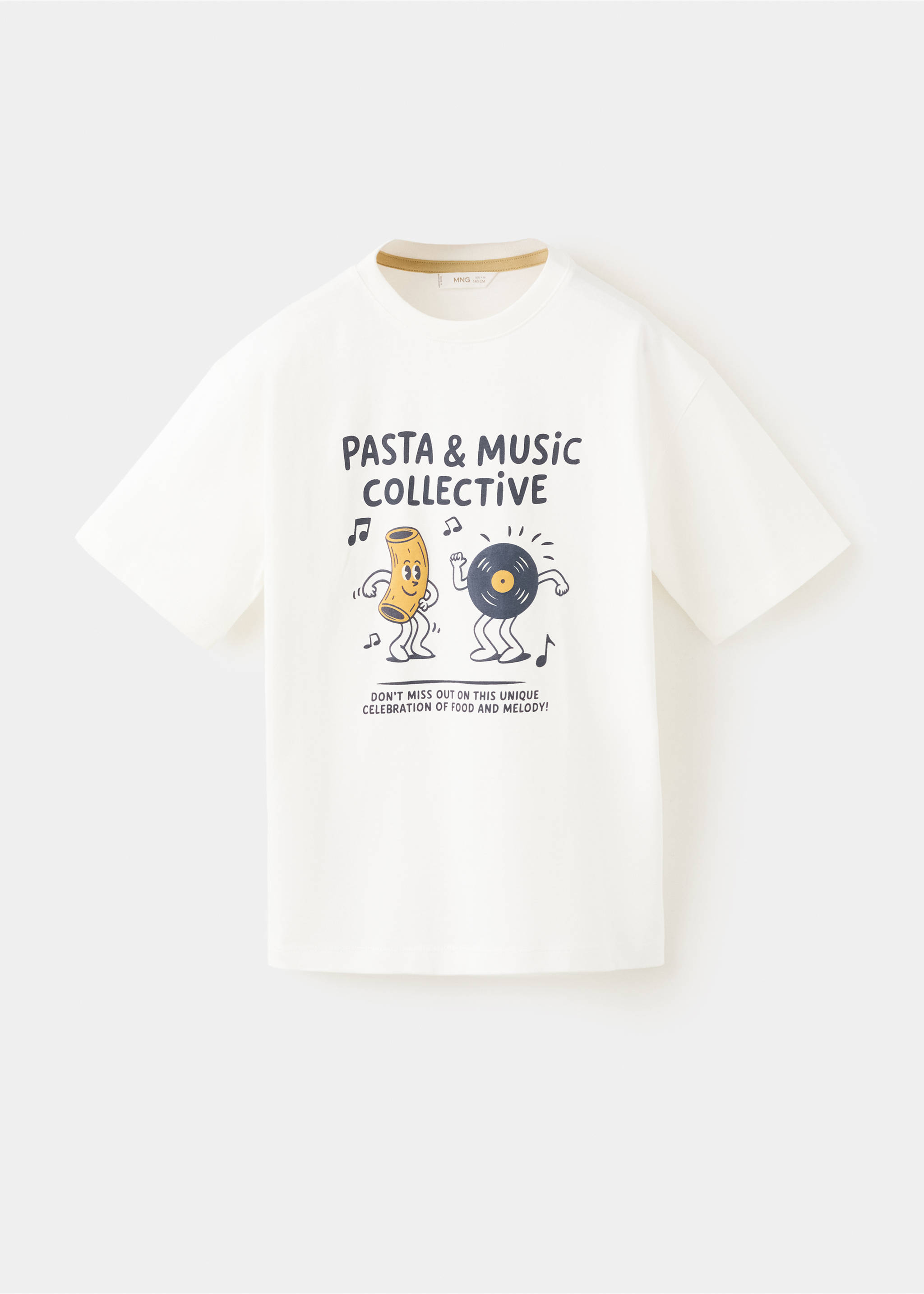 Printed cotton-blend t-shirt - Article without model, Off White. Ref: 27094410-00.