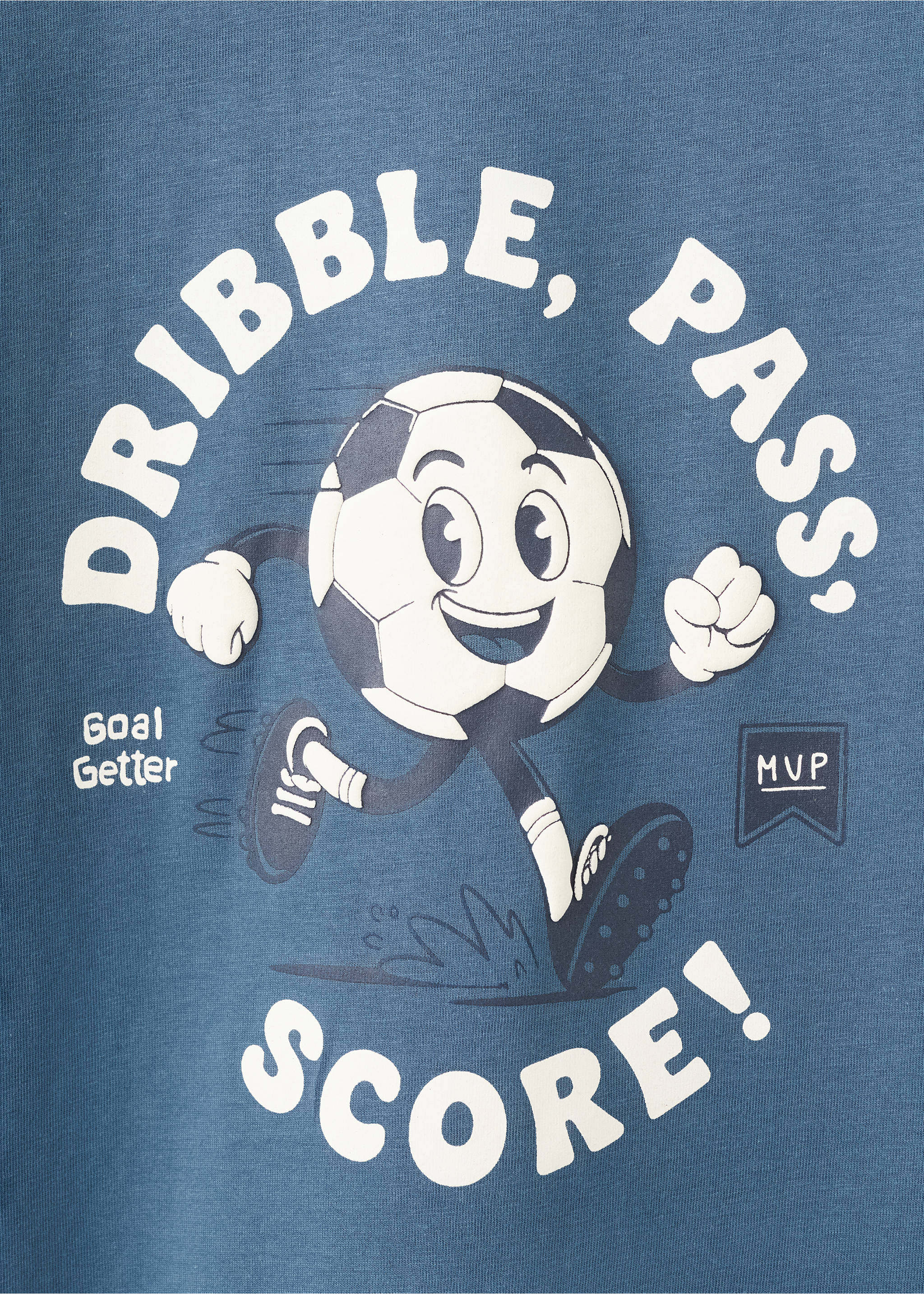 印花棉质混纺T恤 - null, 蓝色. Ref: 27094410-00.