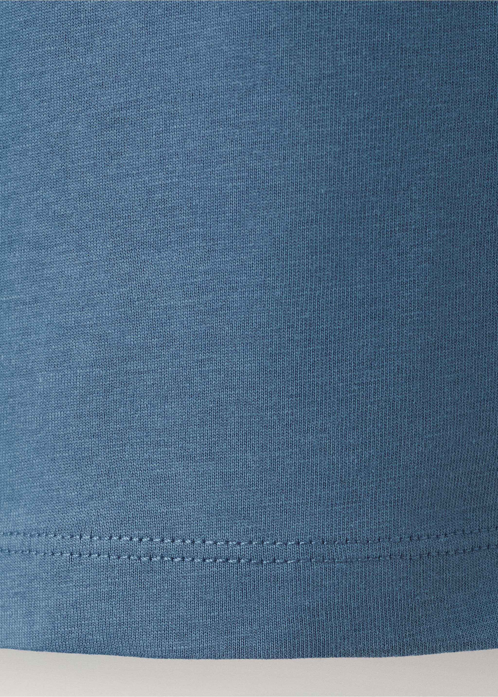 印花棉质混纺T恤 - null, 蓝色. Ref: 27094410-00.