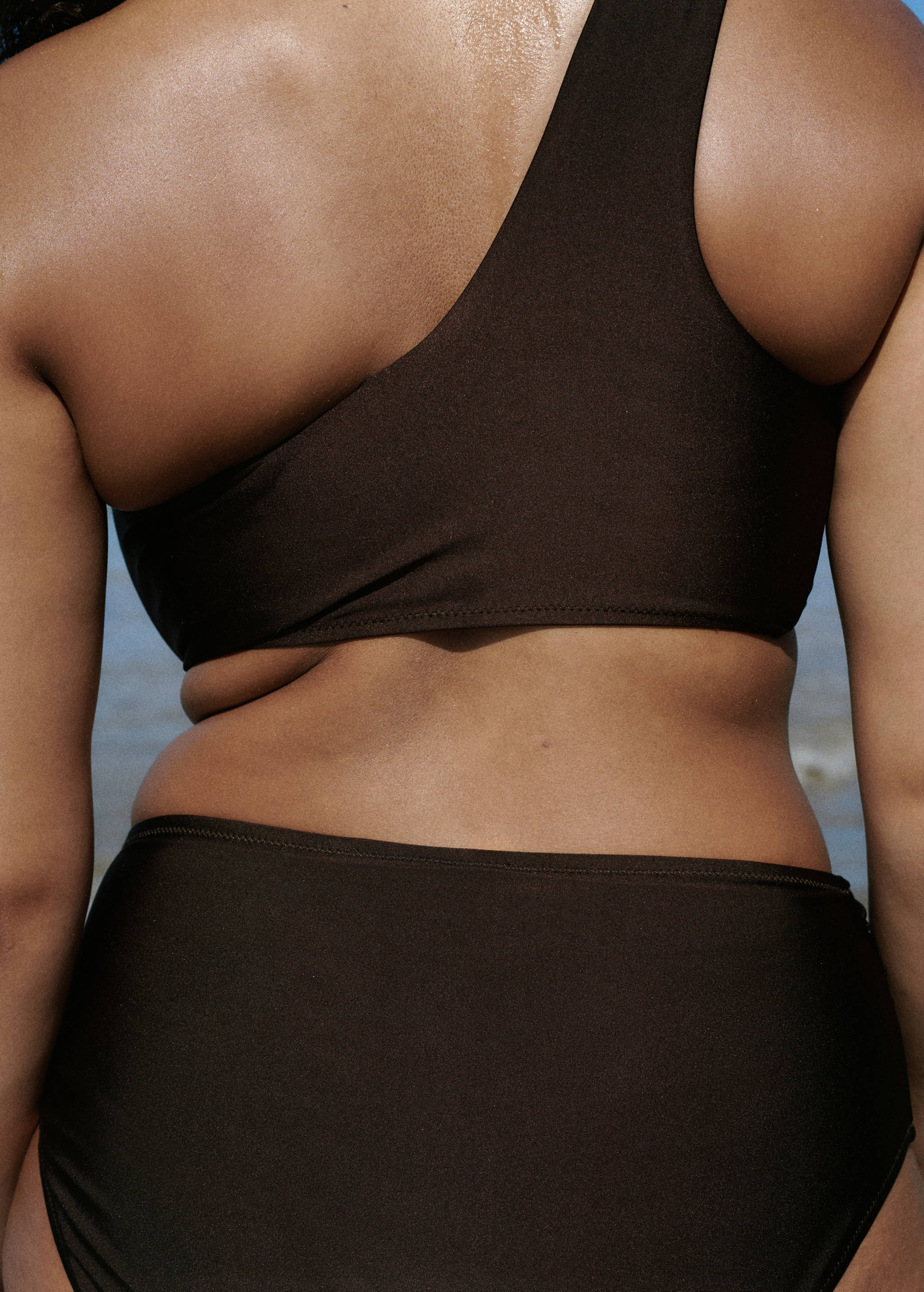 Asymmetrical bikini top - Reverse of the article