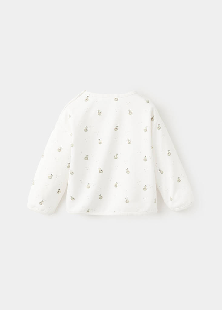 Sudadera algodón estampada