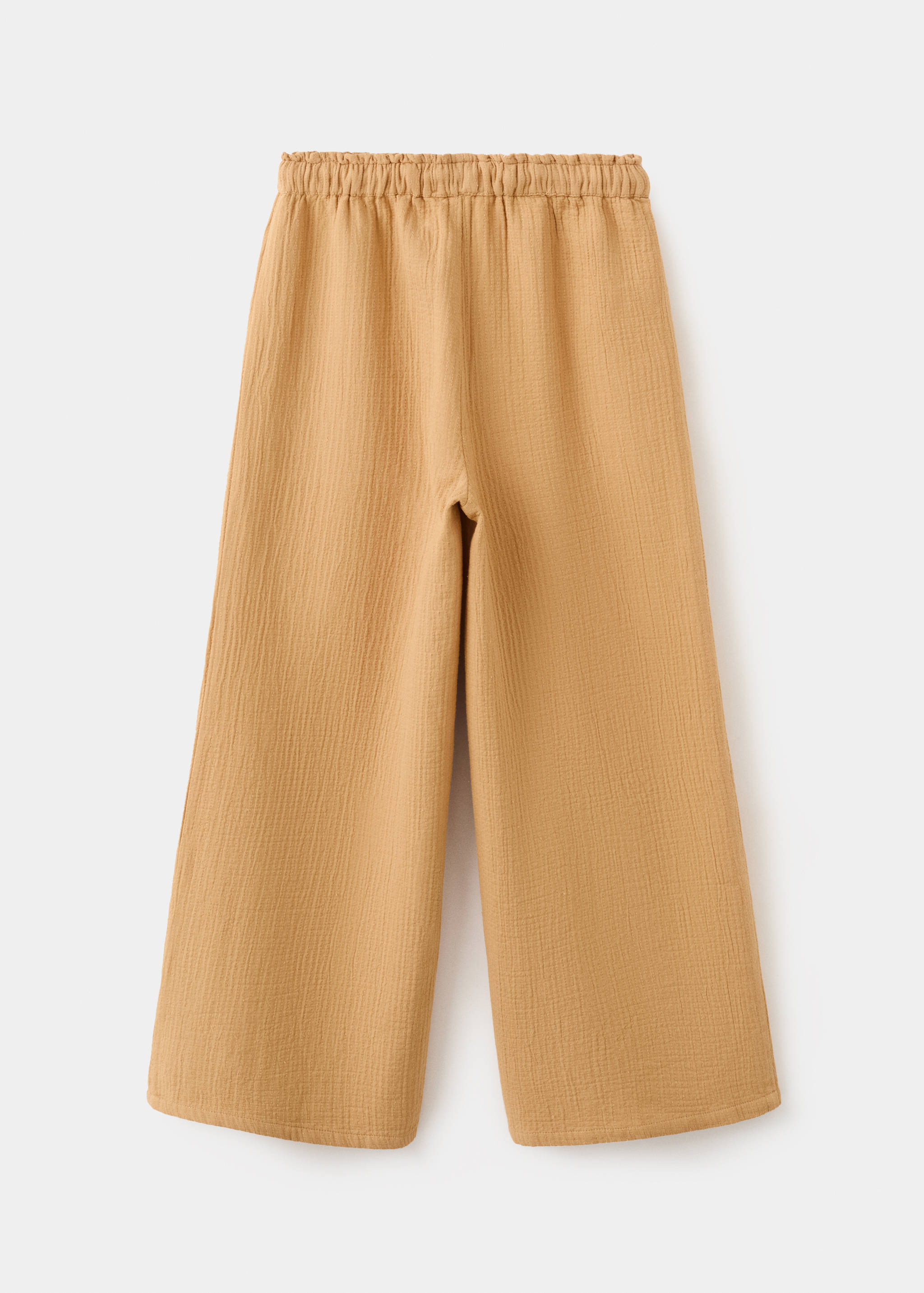 Textured embroidered pants - Reverse of the article