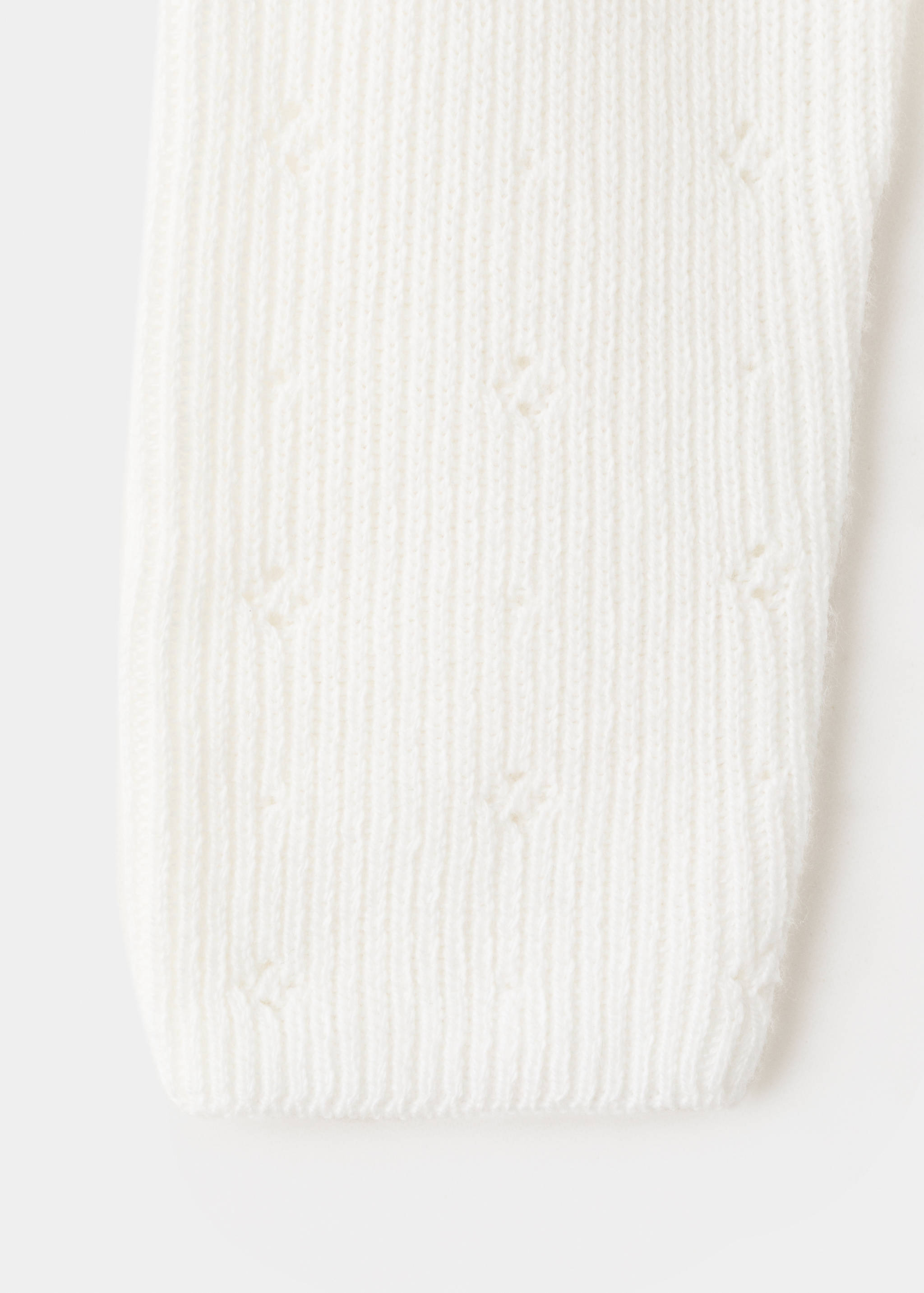 Openwork detail knit cardigan - Details of the article 0