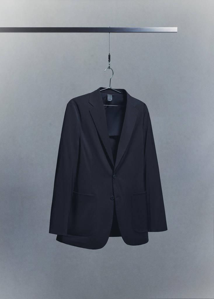 Slim fit technical jacket — Navy