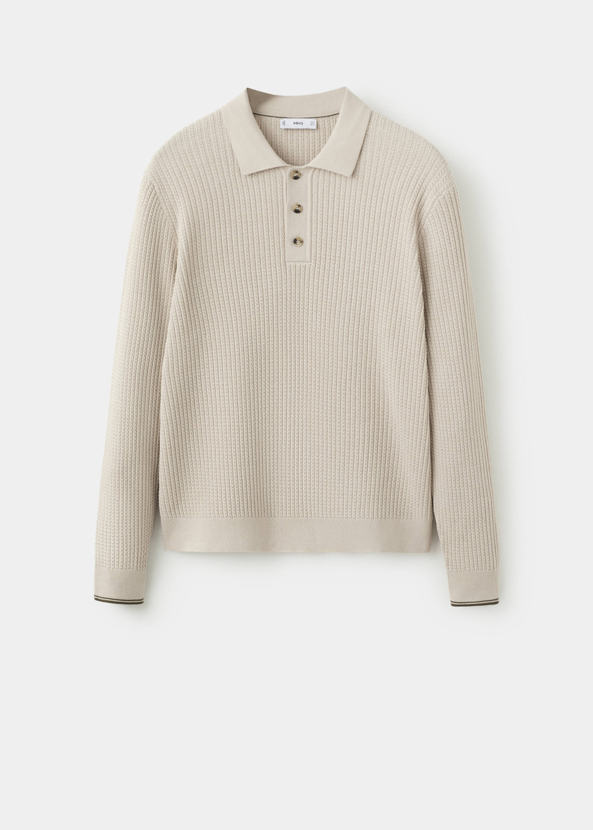 Jersey punto trenzado mezcla algodón - Artículo sin modelo