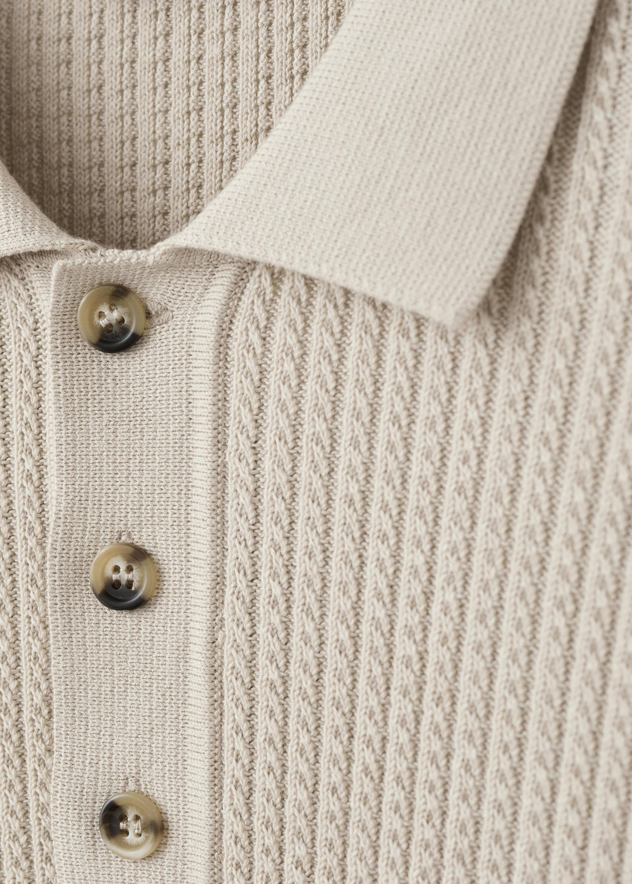 Jersey punto trenzado mezcla algodón - Detalle del artículo 8