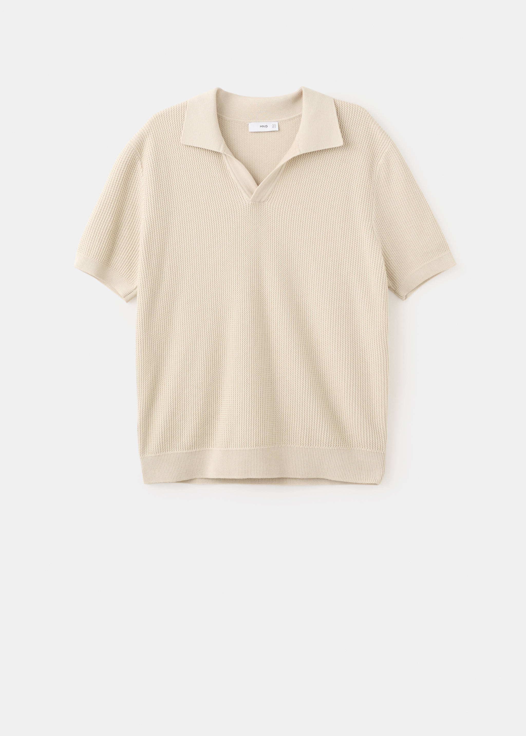 Polo 100% algodón punto estructura - Artículo sin modelo