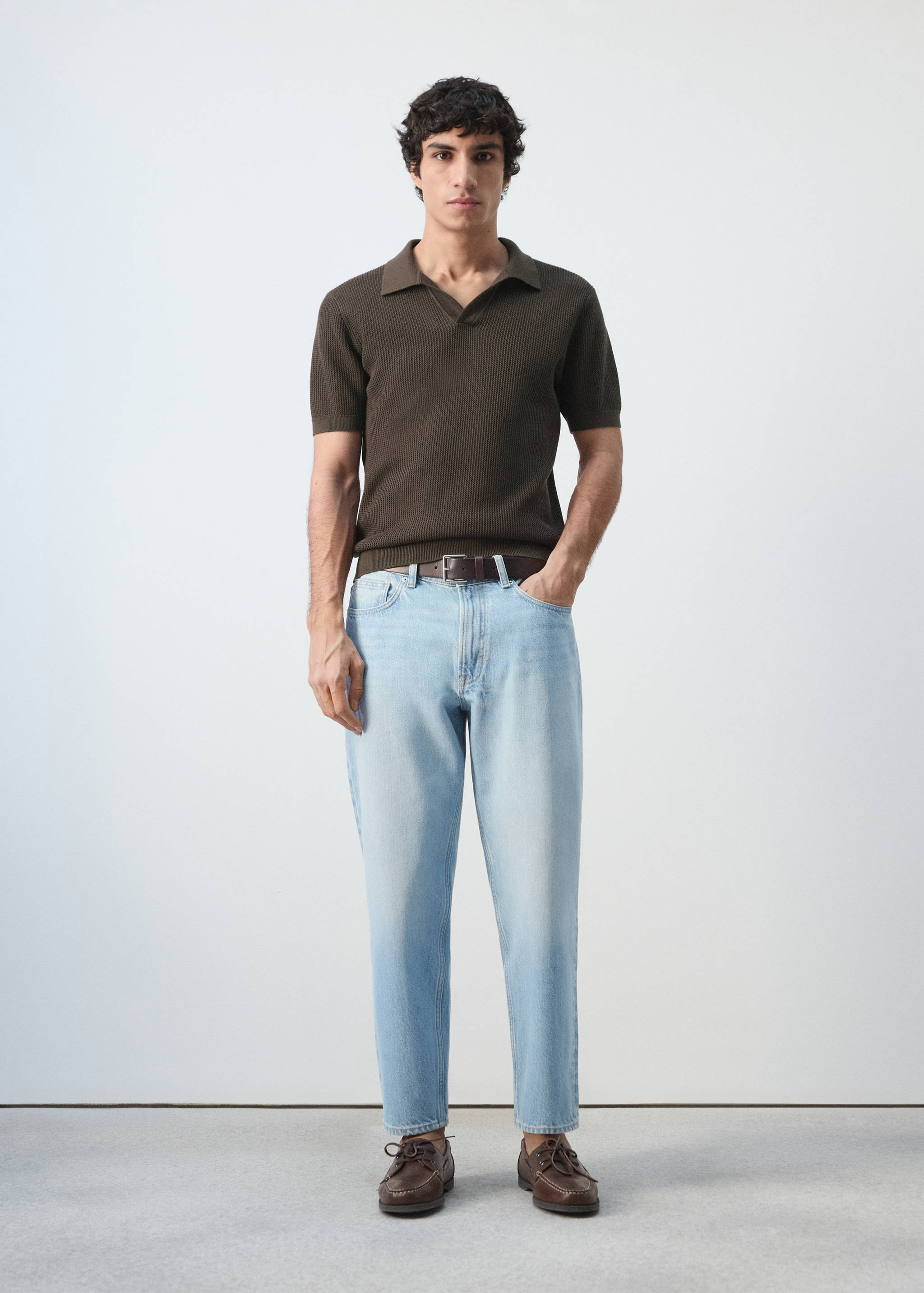 Polo 100% algodón punto estructura - Plano general