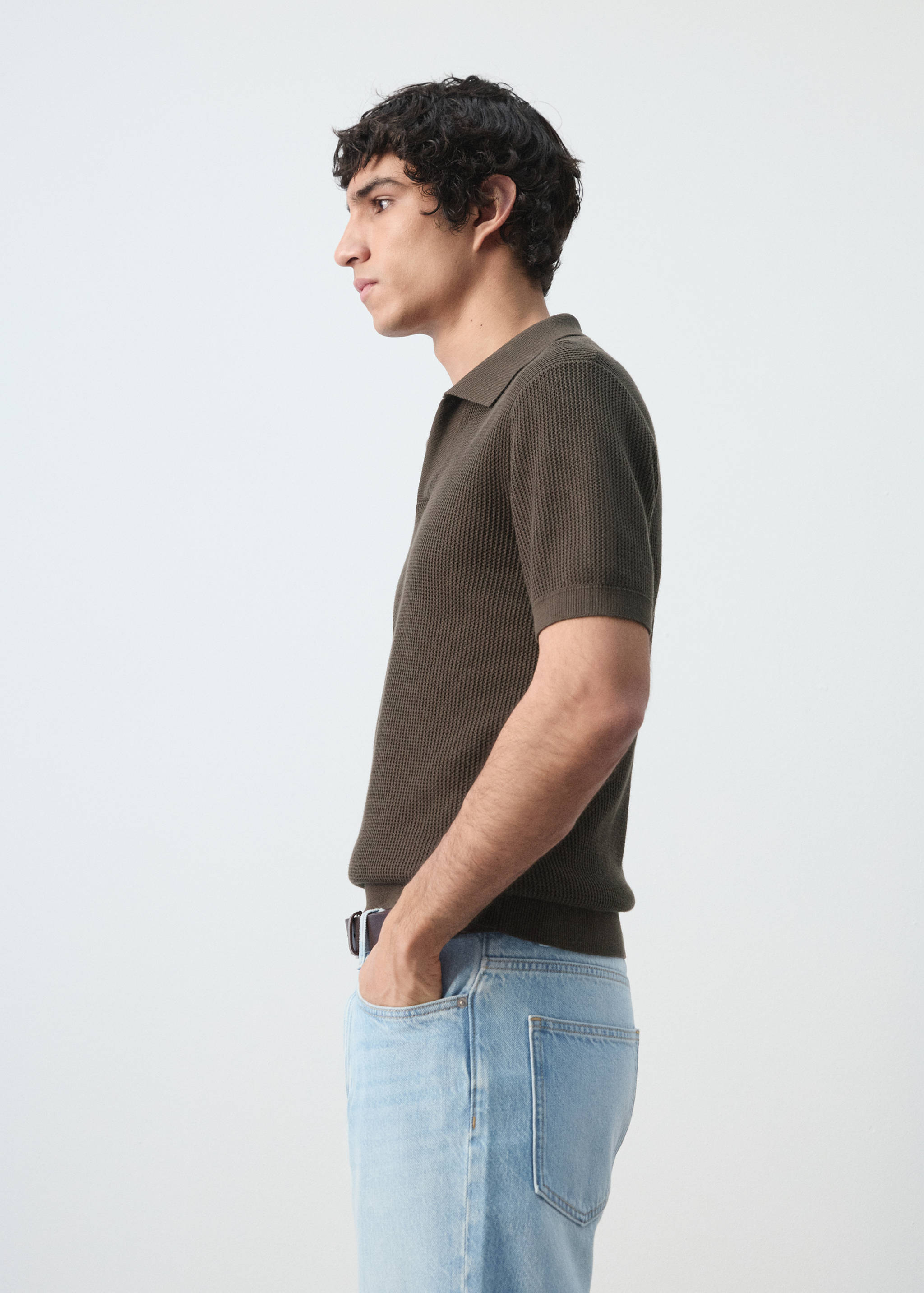 Polo 100% algodón punto estructura - Detalle del artículo 2
