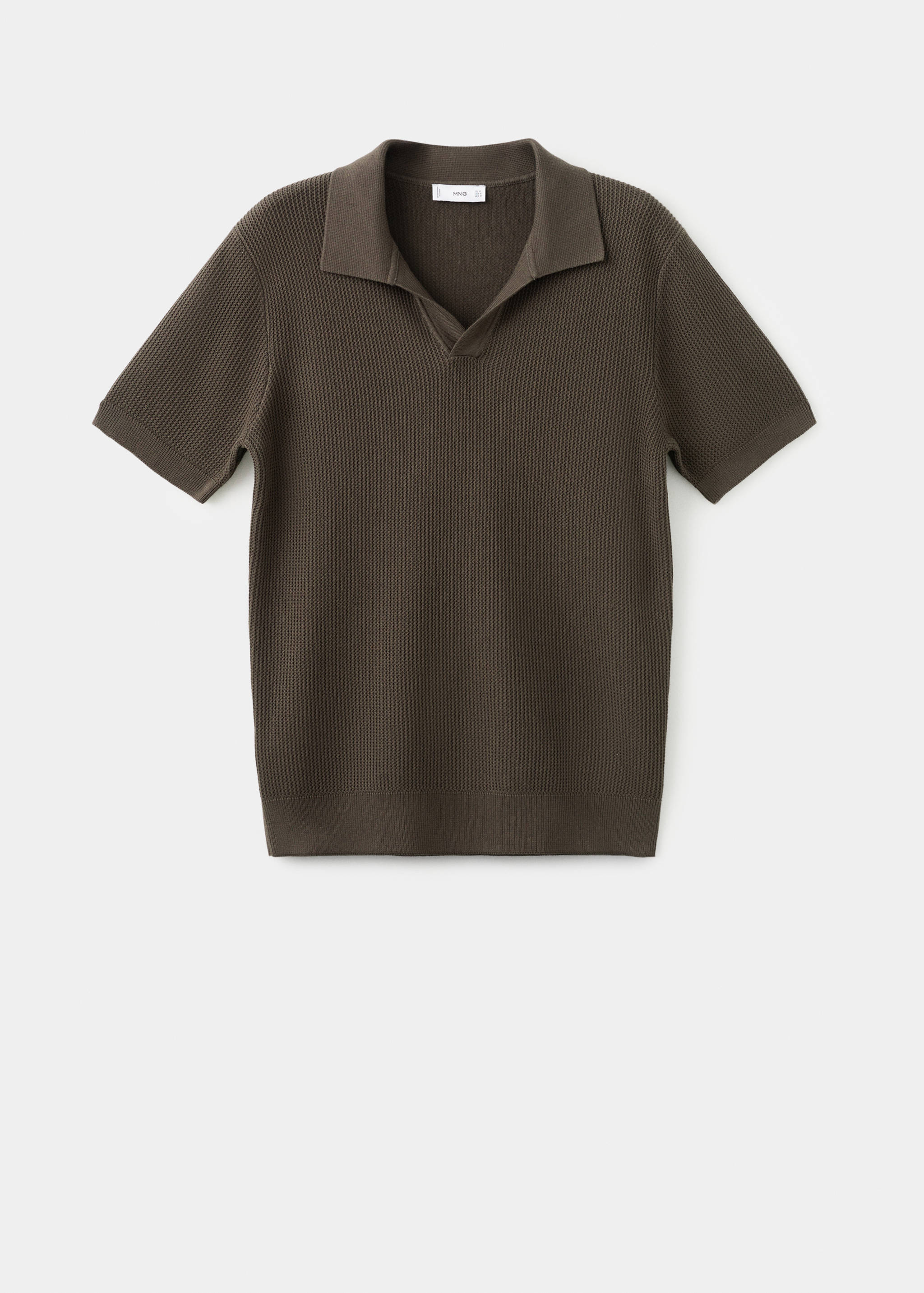 Polo 100% algodón punto estructura - Artículo sin modelo