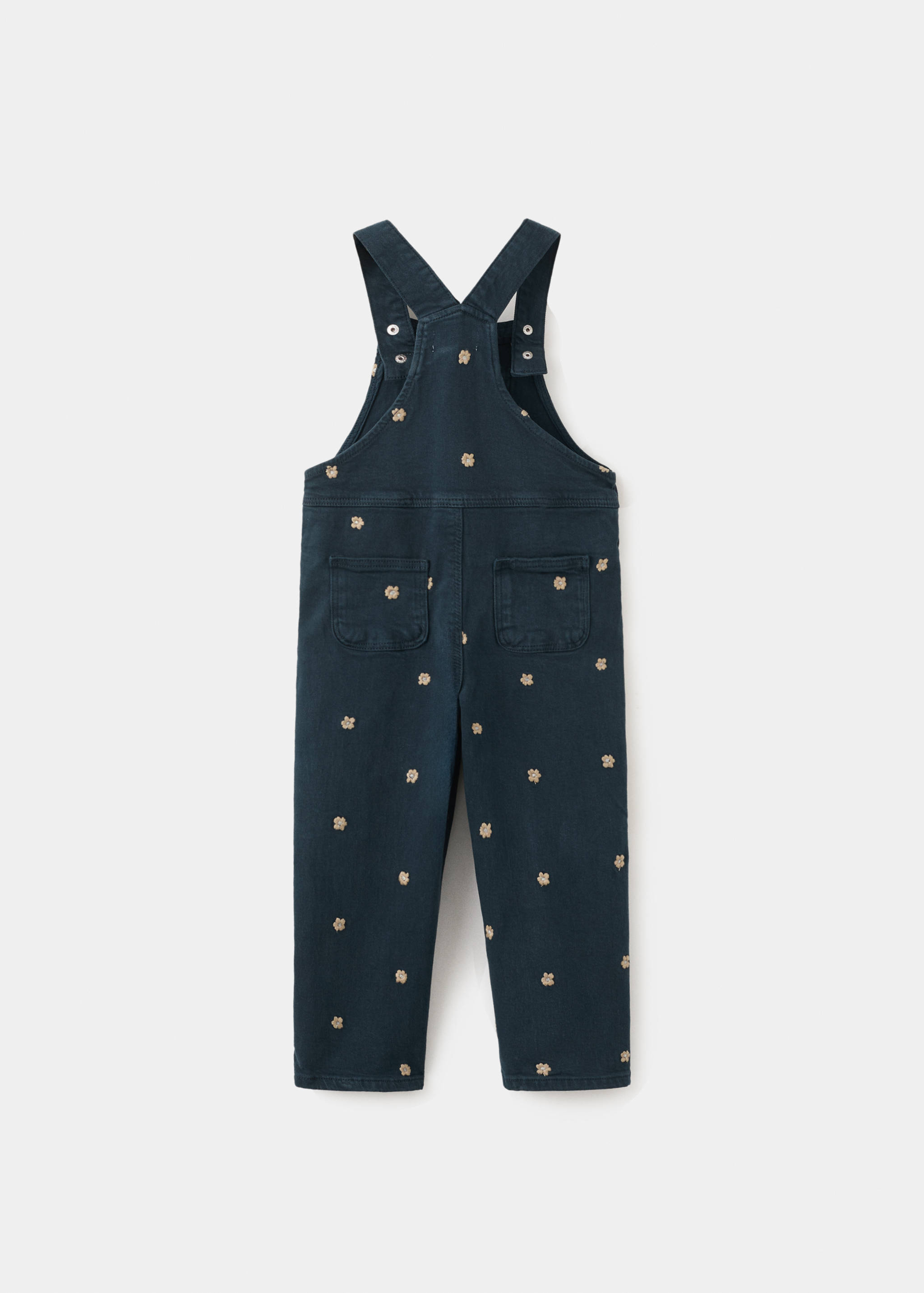 Peto largo bordado flores - Reverso del artículo