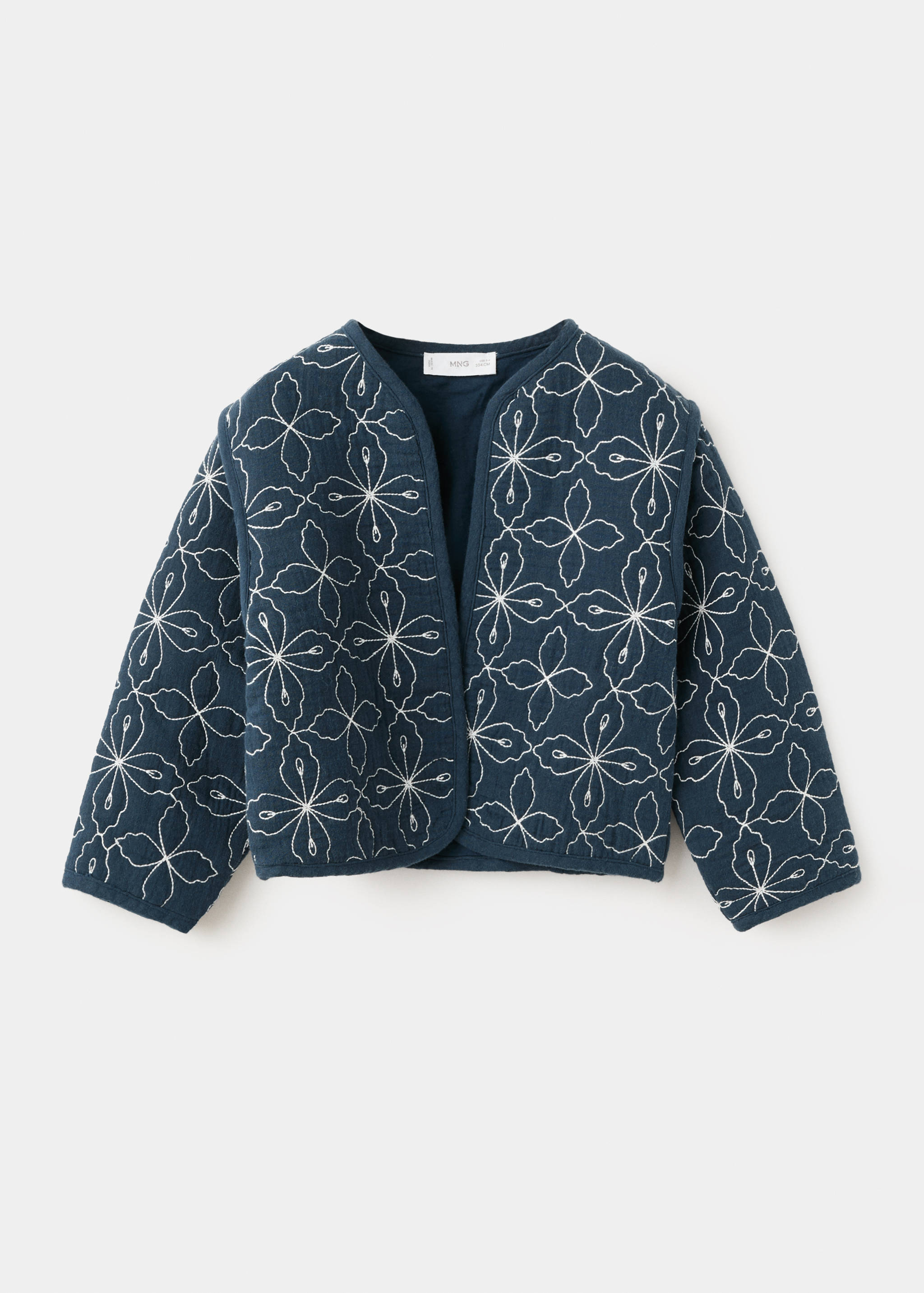 Embroidered panel jacket - Article without model