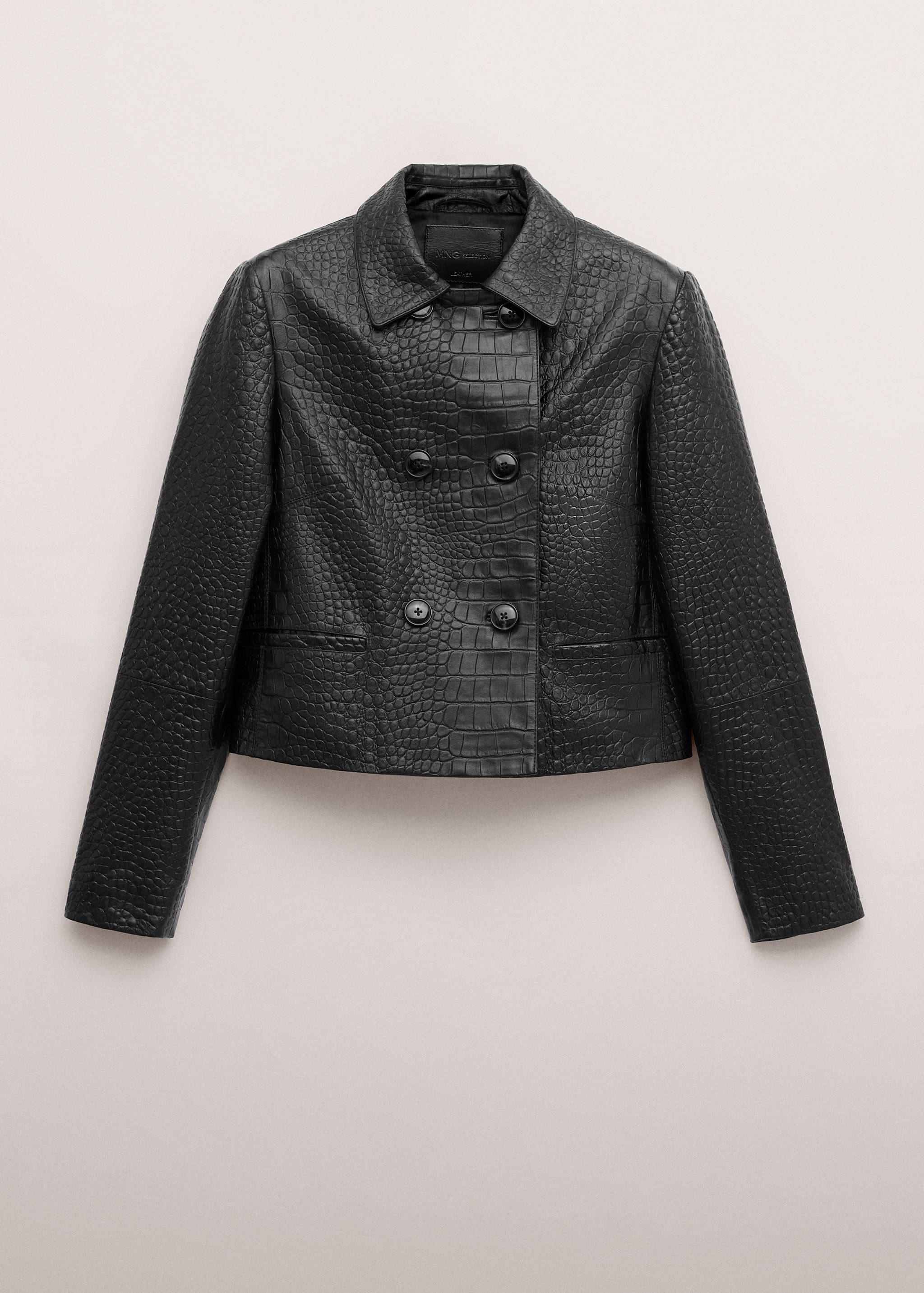 Chaqueta piel doble botonadura - Artículo sin modelo