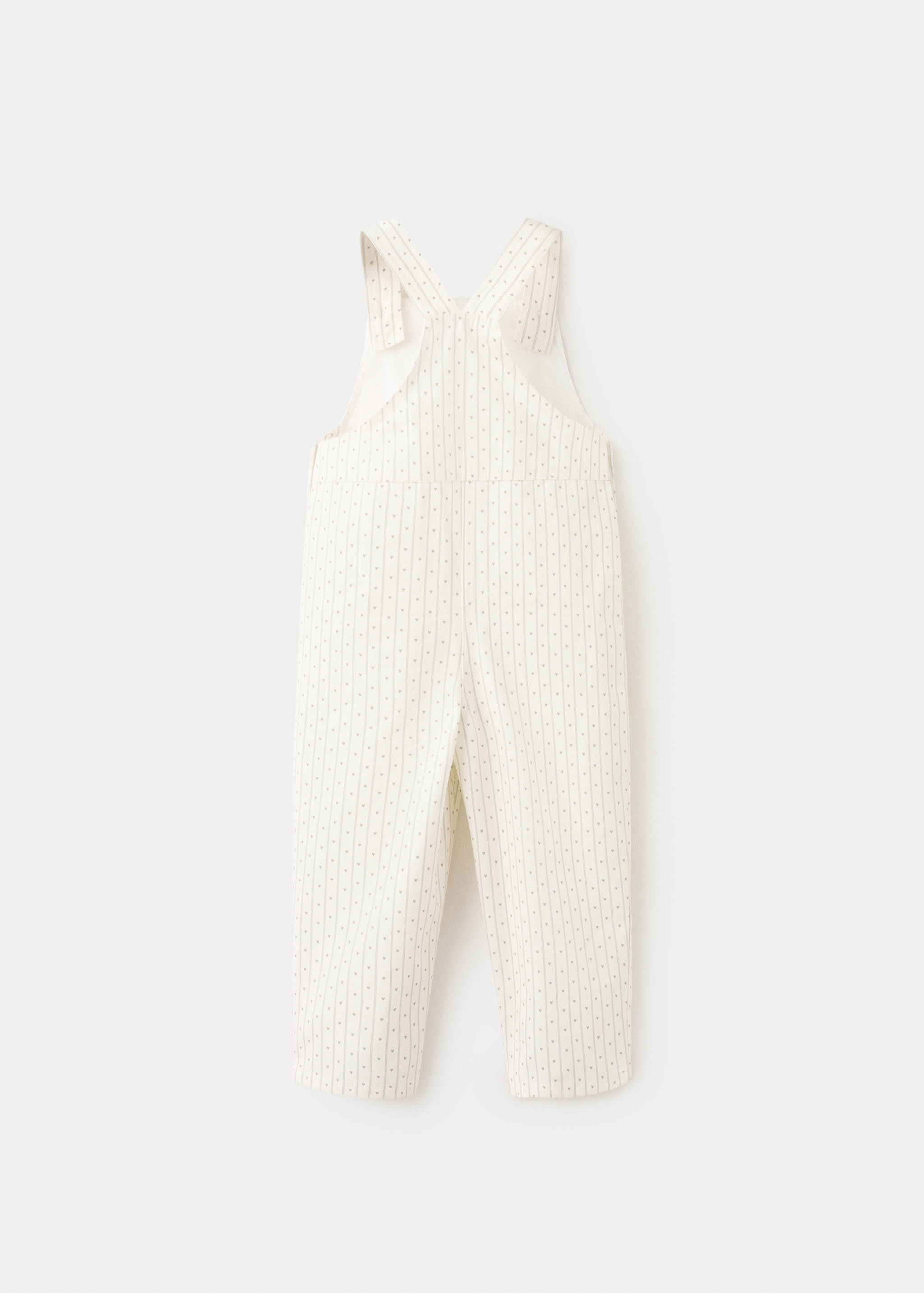 Denim dungarees stripes - Reverse of the article