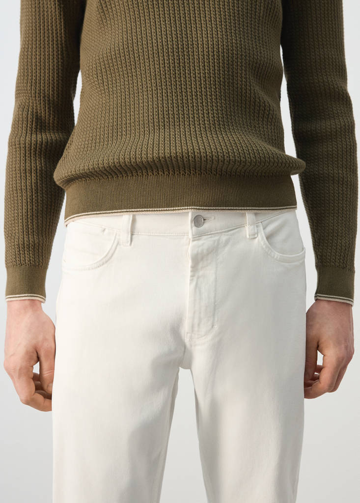 Slim fit Ultra Soft Touch Patrick jeans — Off White
