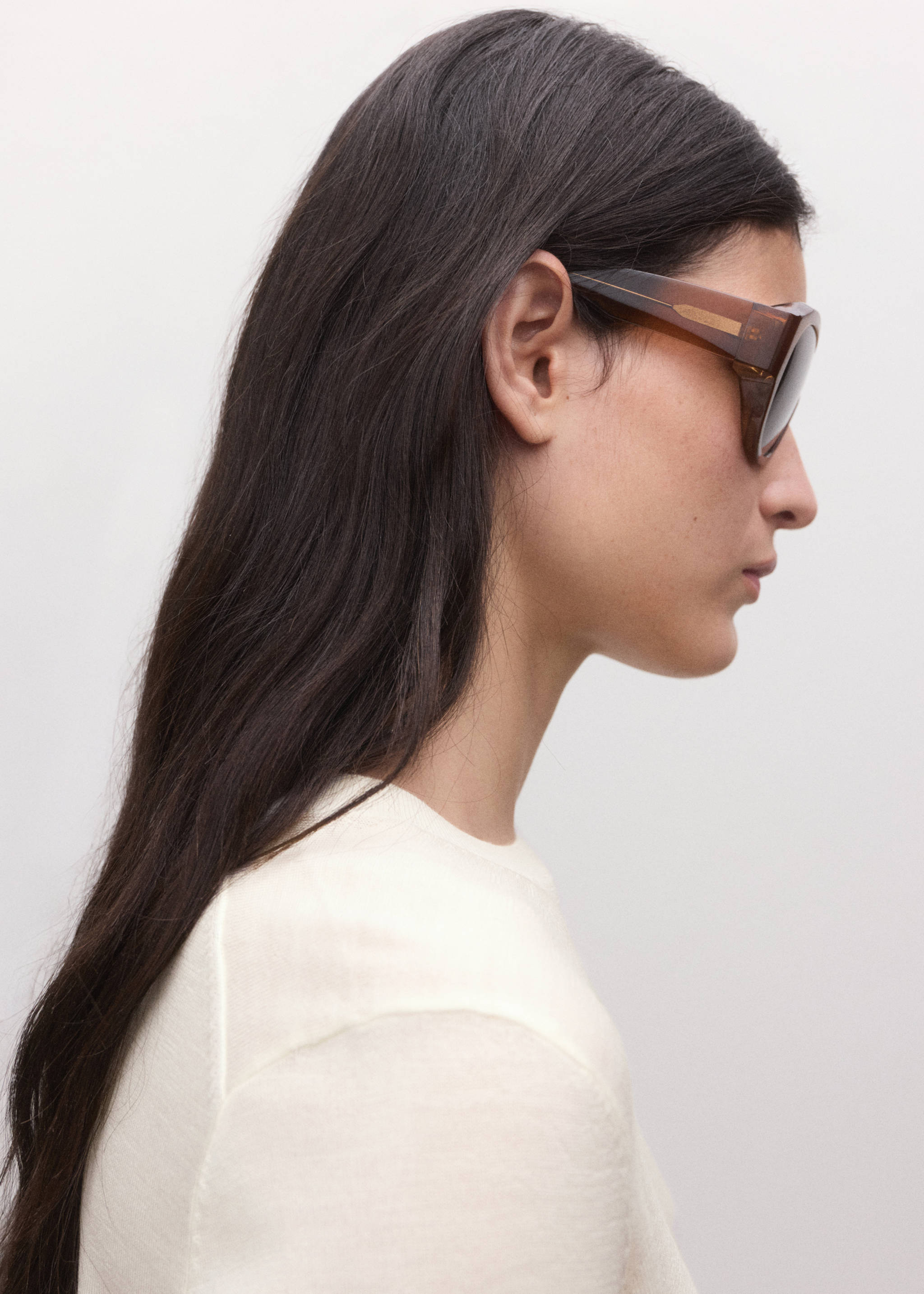 Pull-over 100 % laine col rond - Détail de l'article 1, Écru. Ref: 27094439-00.