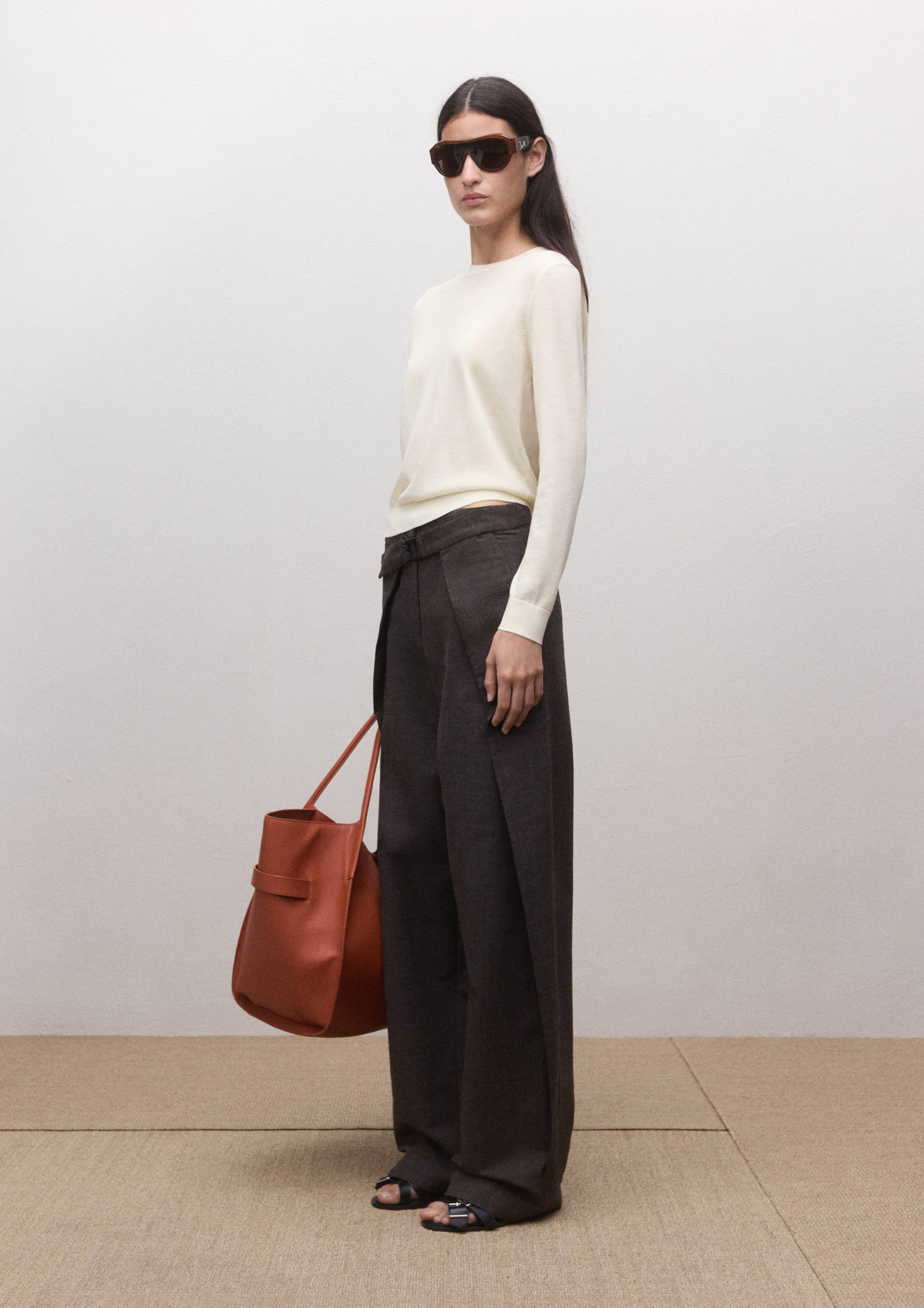 Svetr s kulatým výstřihem 100% vlna - Detail zboží 2