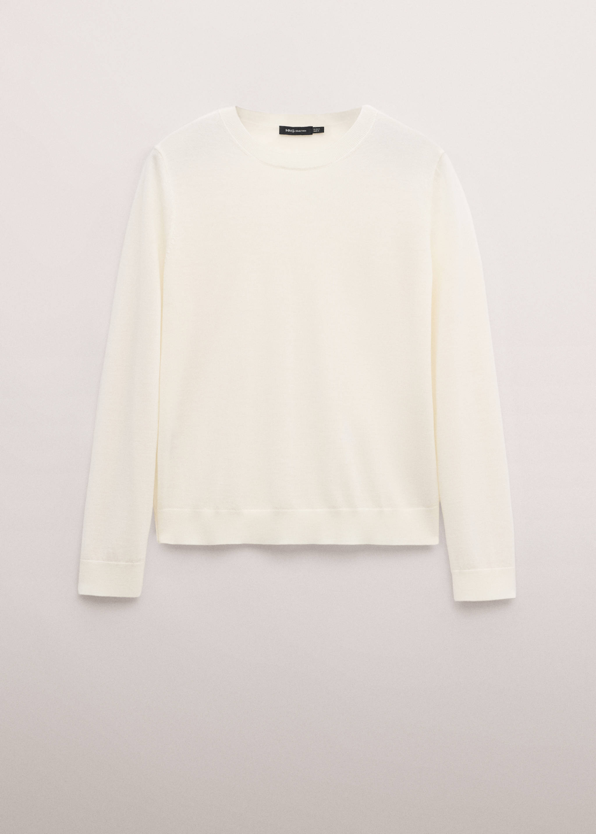 100% wool round-neck sweater - Article without model