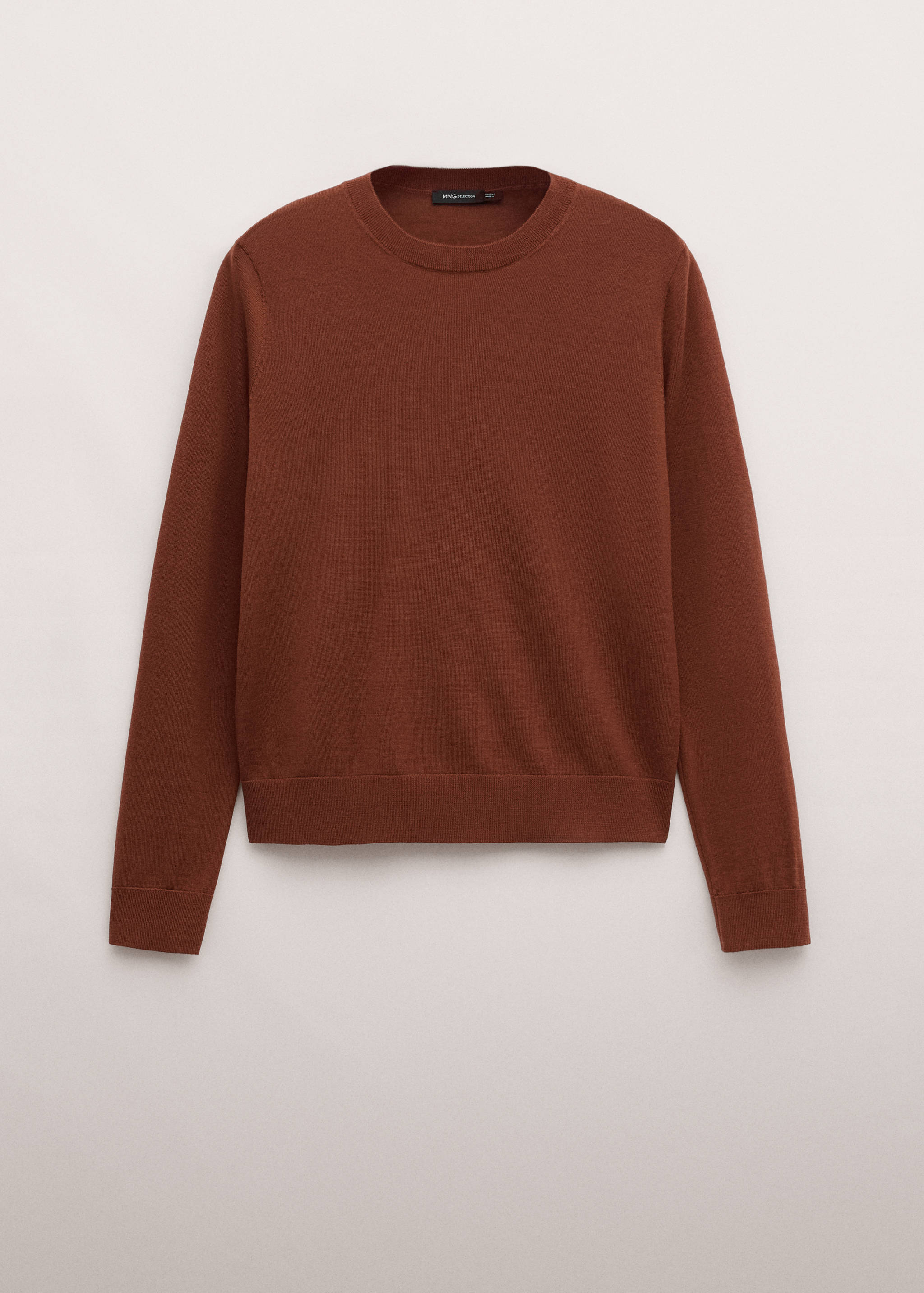100% wool round-neck sweater - Article without model
