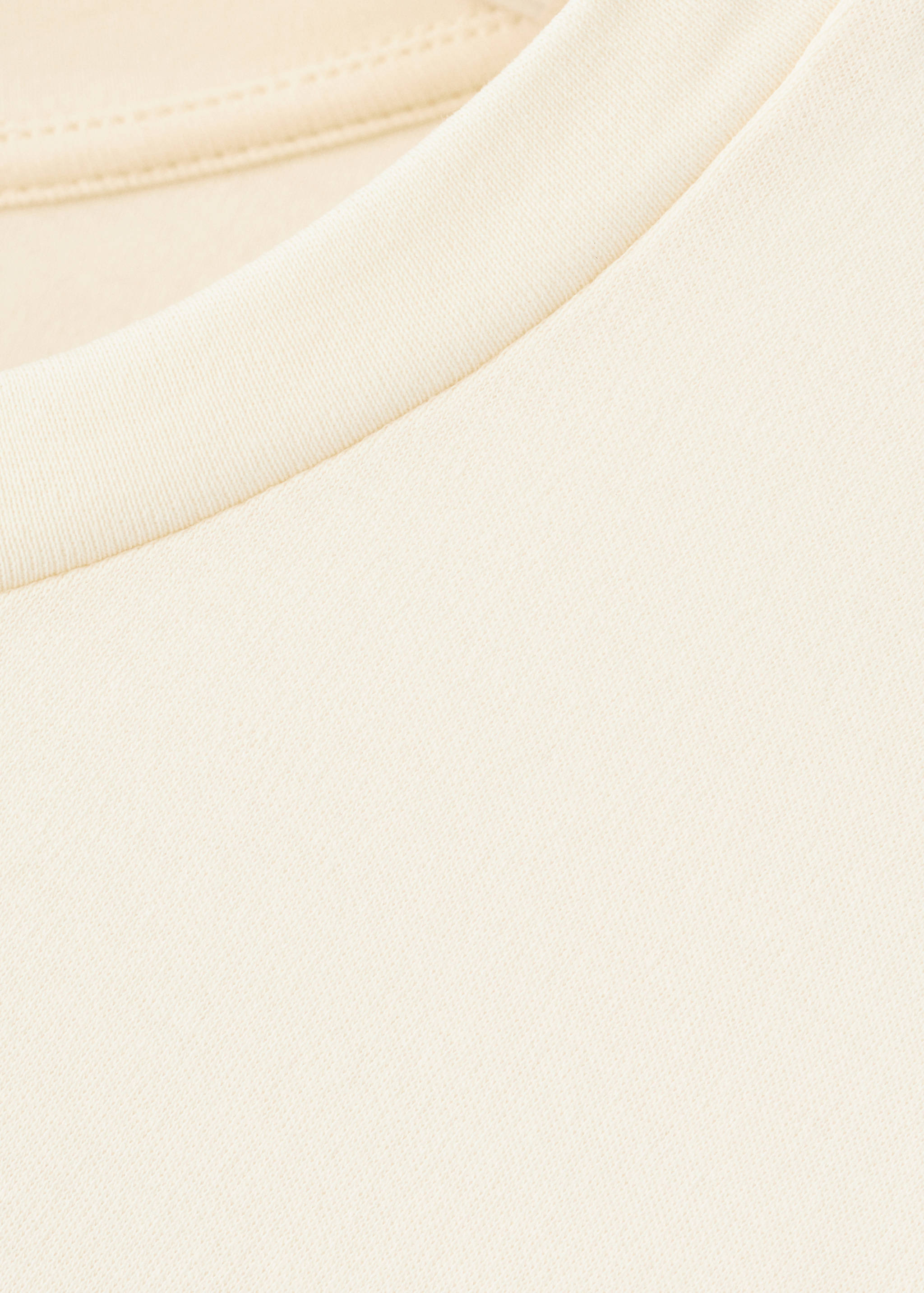 Fitted cotton T-shirt with asymmetric hem - Details of the article 8