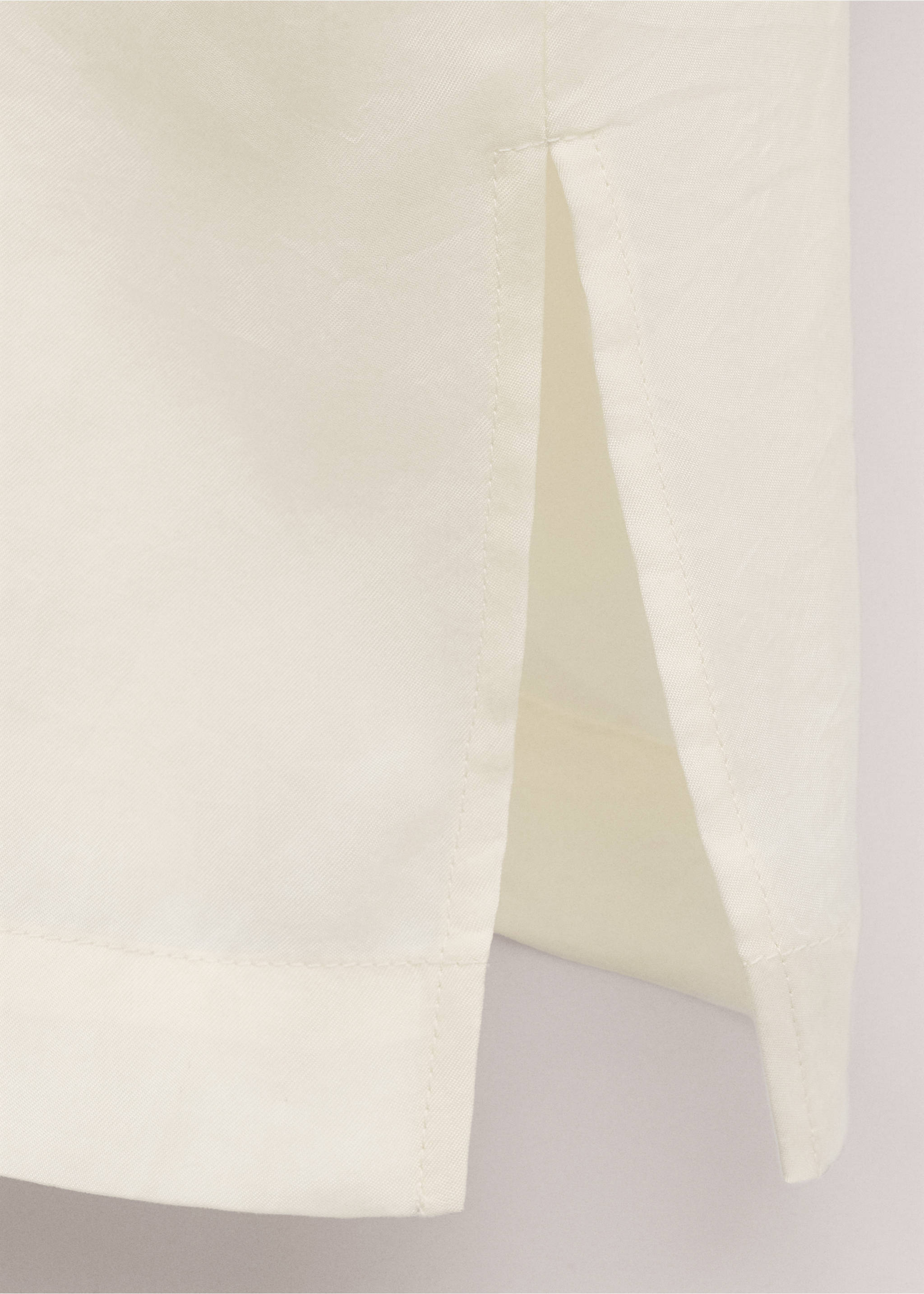 قميص ليوسيل برقبة عالية - تفاصيل المنتج 0, بيج فاتح. Ref: 27094446-00.