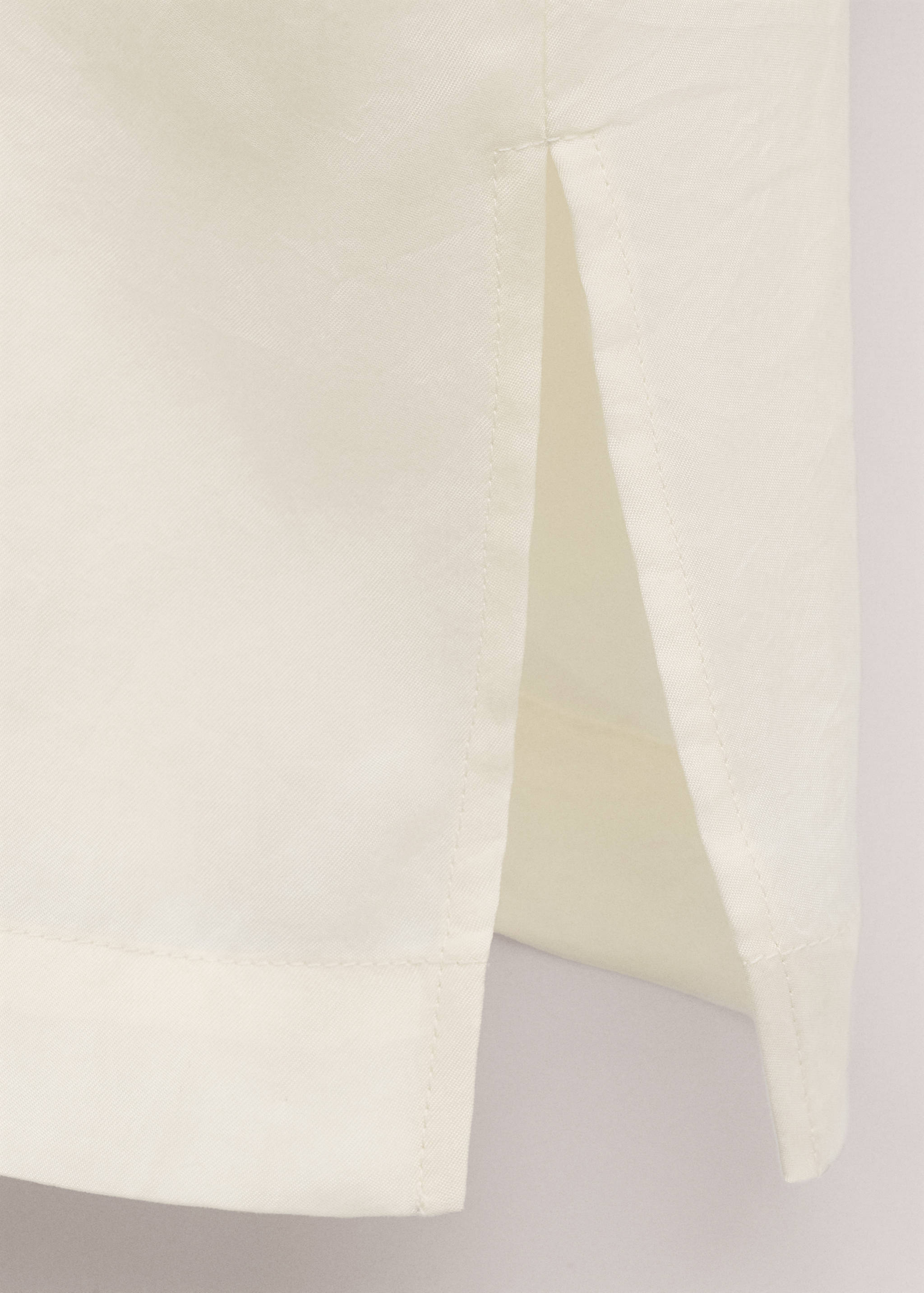 Camisa lyocell coll embut - Detall de l'article 0