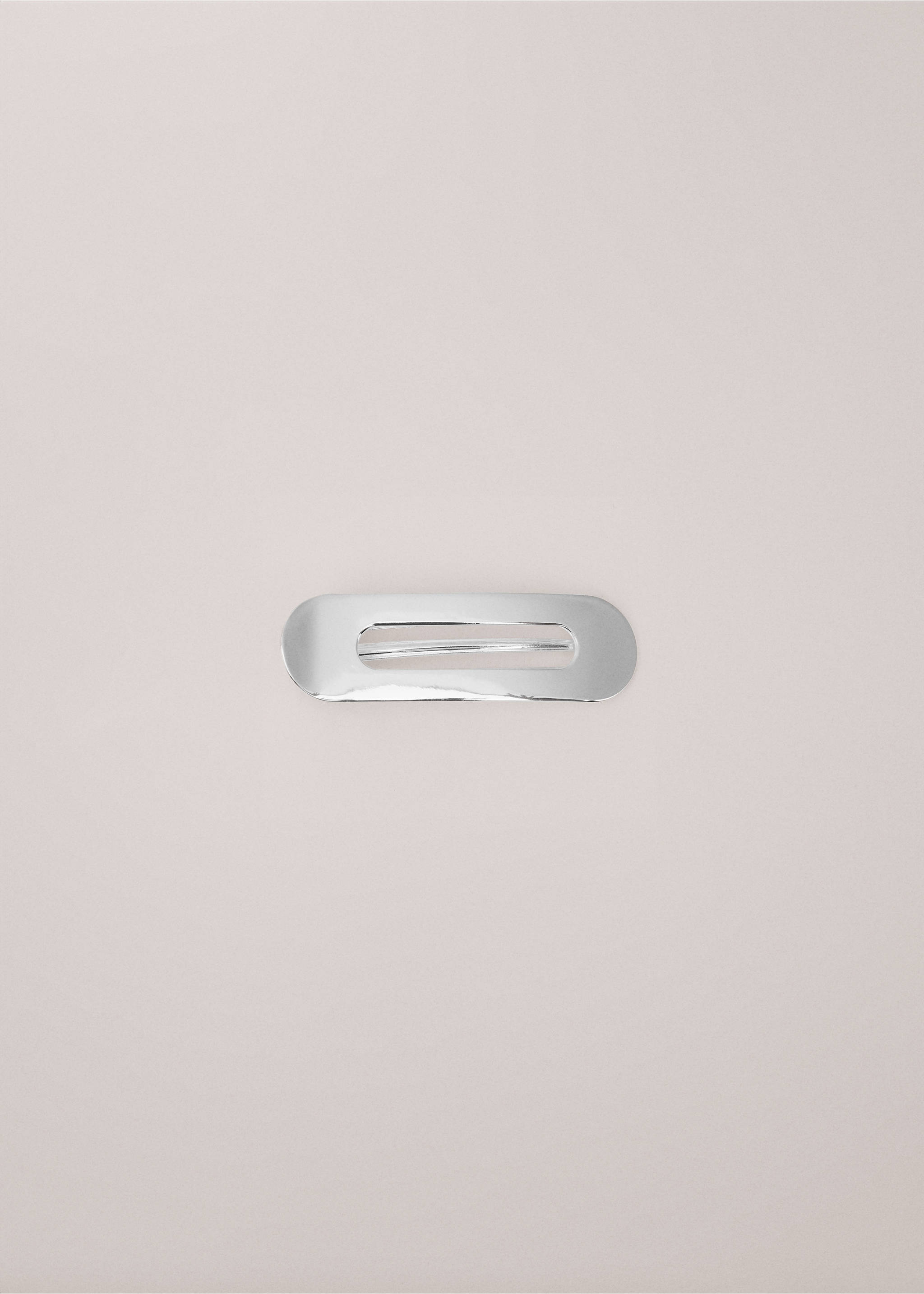 Maxi metal clip - Article without model, Silver. Ref: 27094448-00.