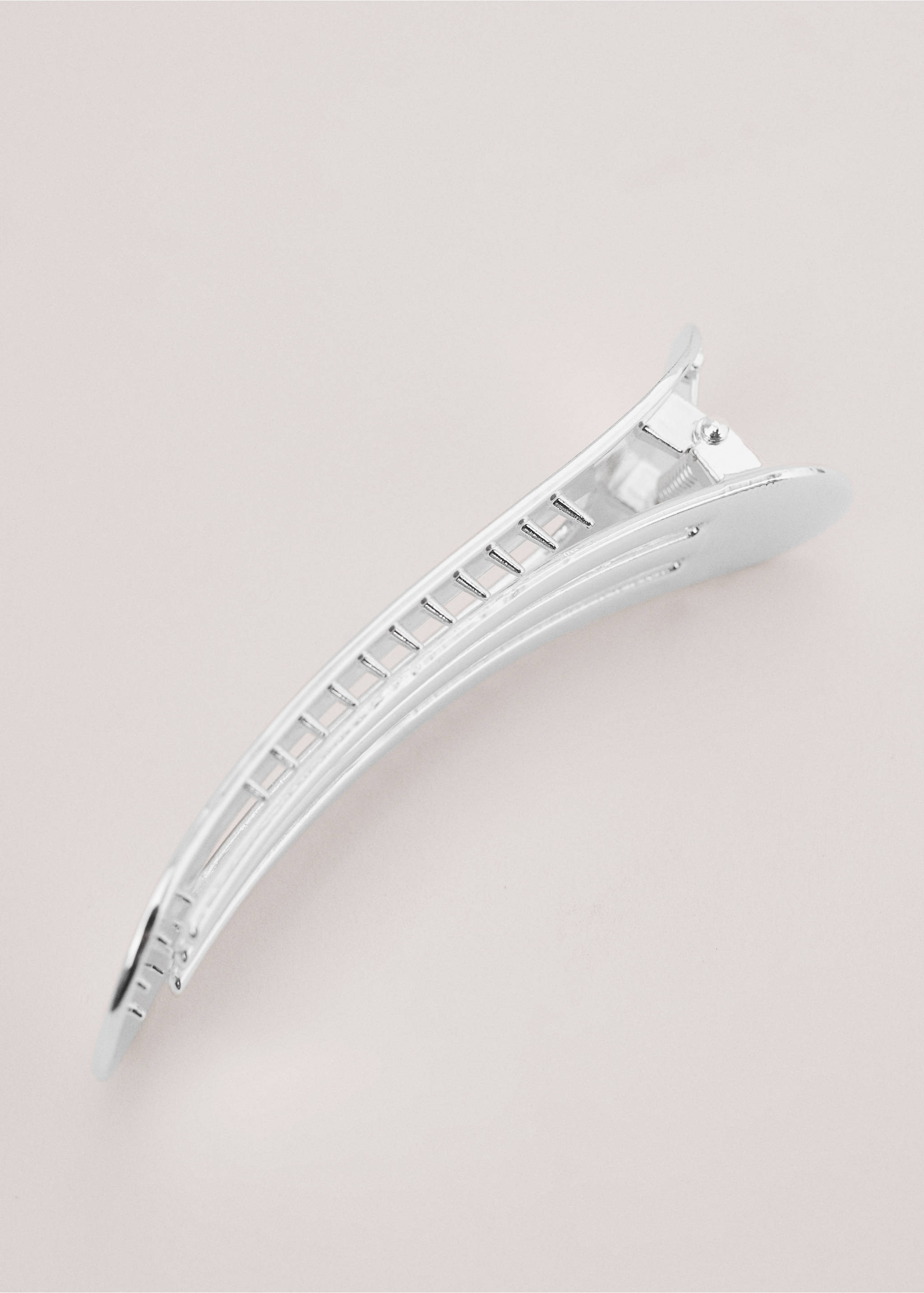 Maxi metal clip - Medium plane, Silver. Ref: 27094448-00.