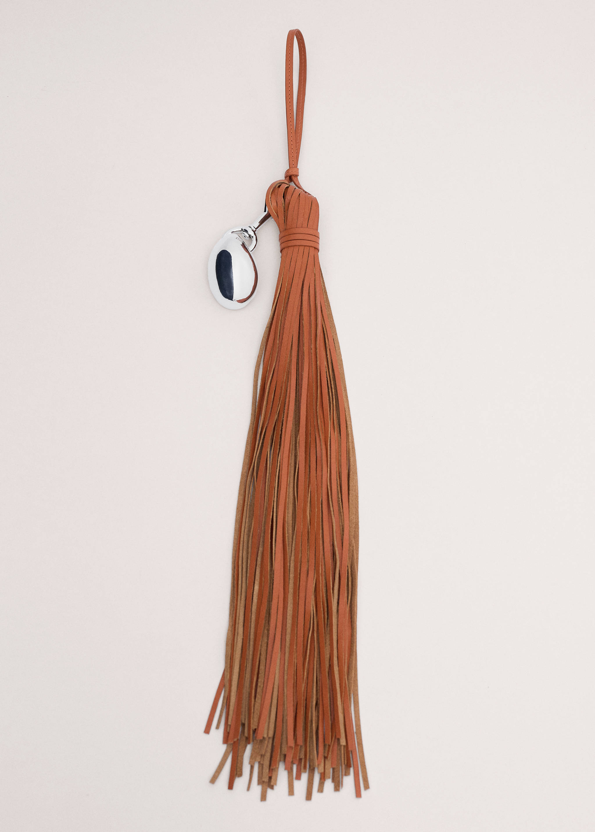 Fringed leather keyring - Article without model