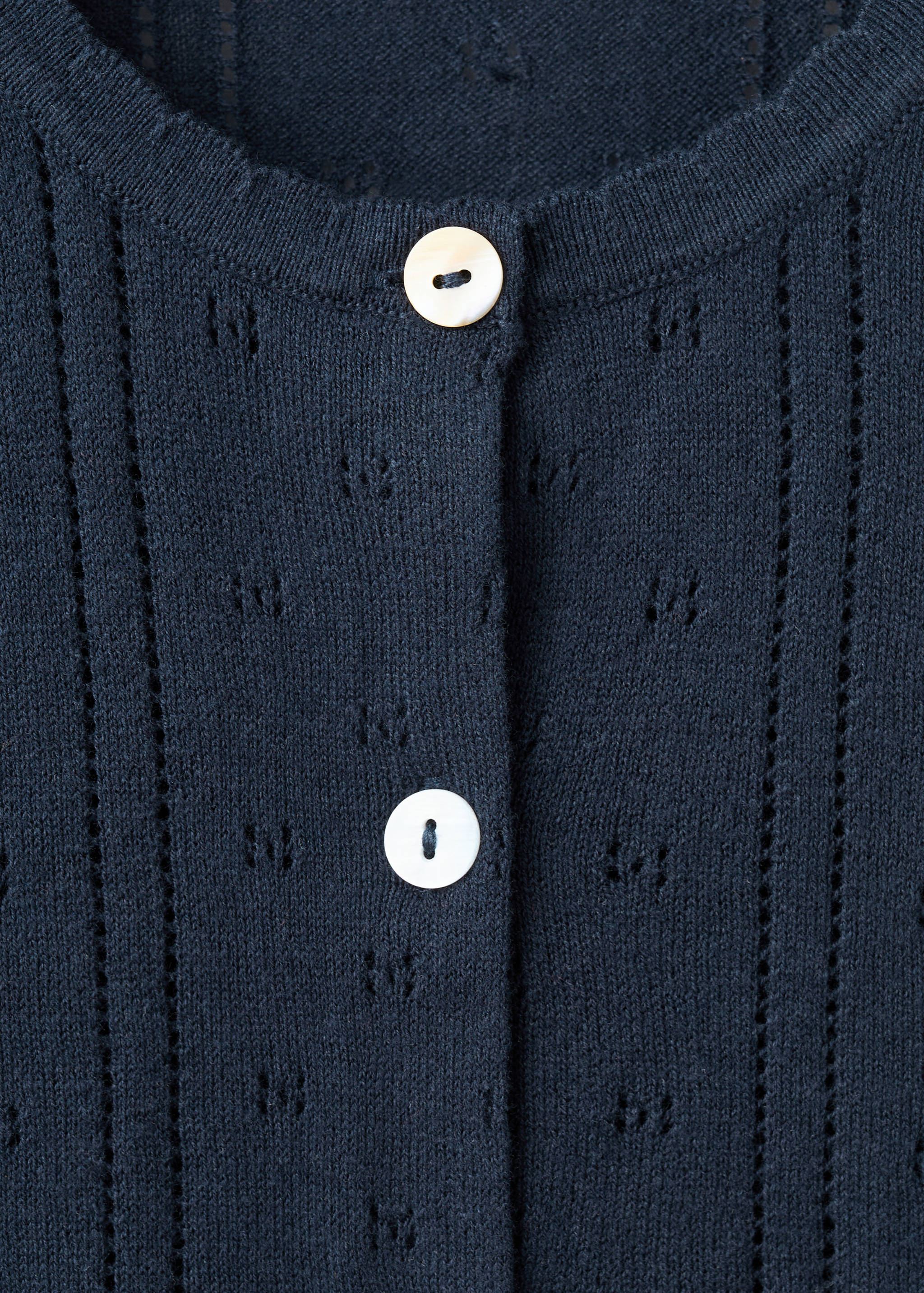 Openwork knit cardigan - Details of the article 8