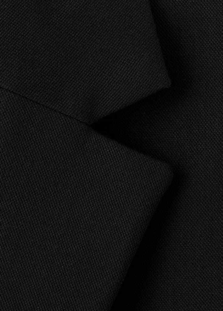 Straight jacket with flap pockets — Black