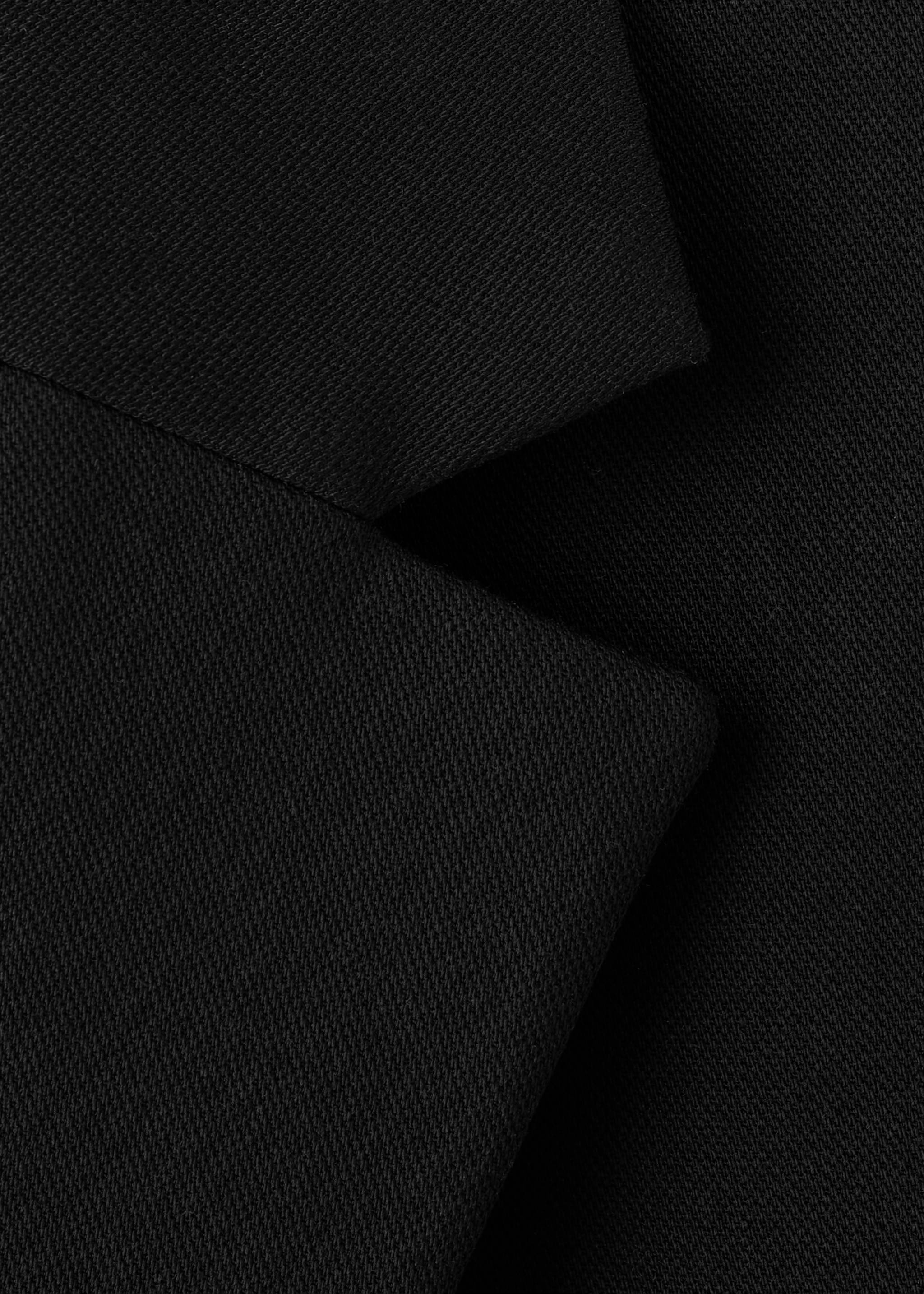 Blazer droit avec poches à rabat - Détail de l'article 8, Noir. Ref: 27094774-00.