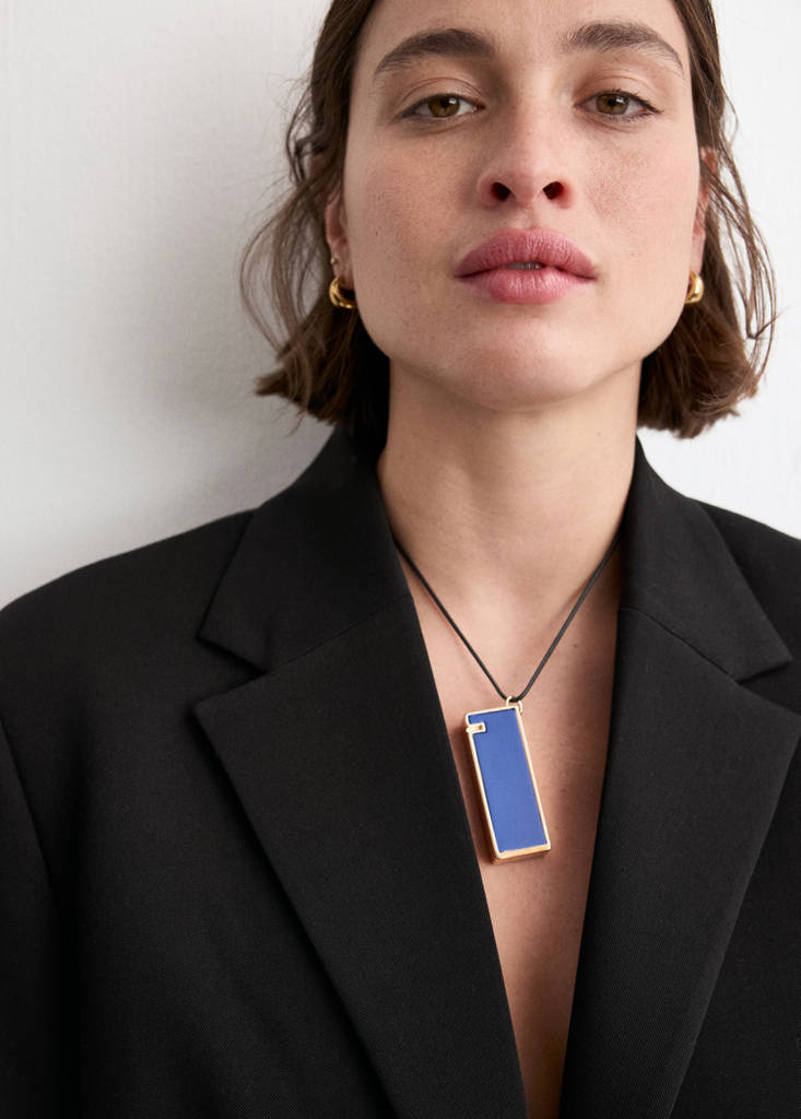 Straight jacket with flap pockets — Black