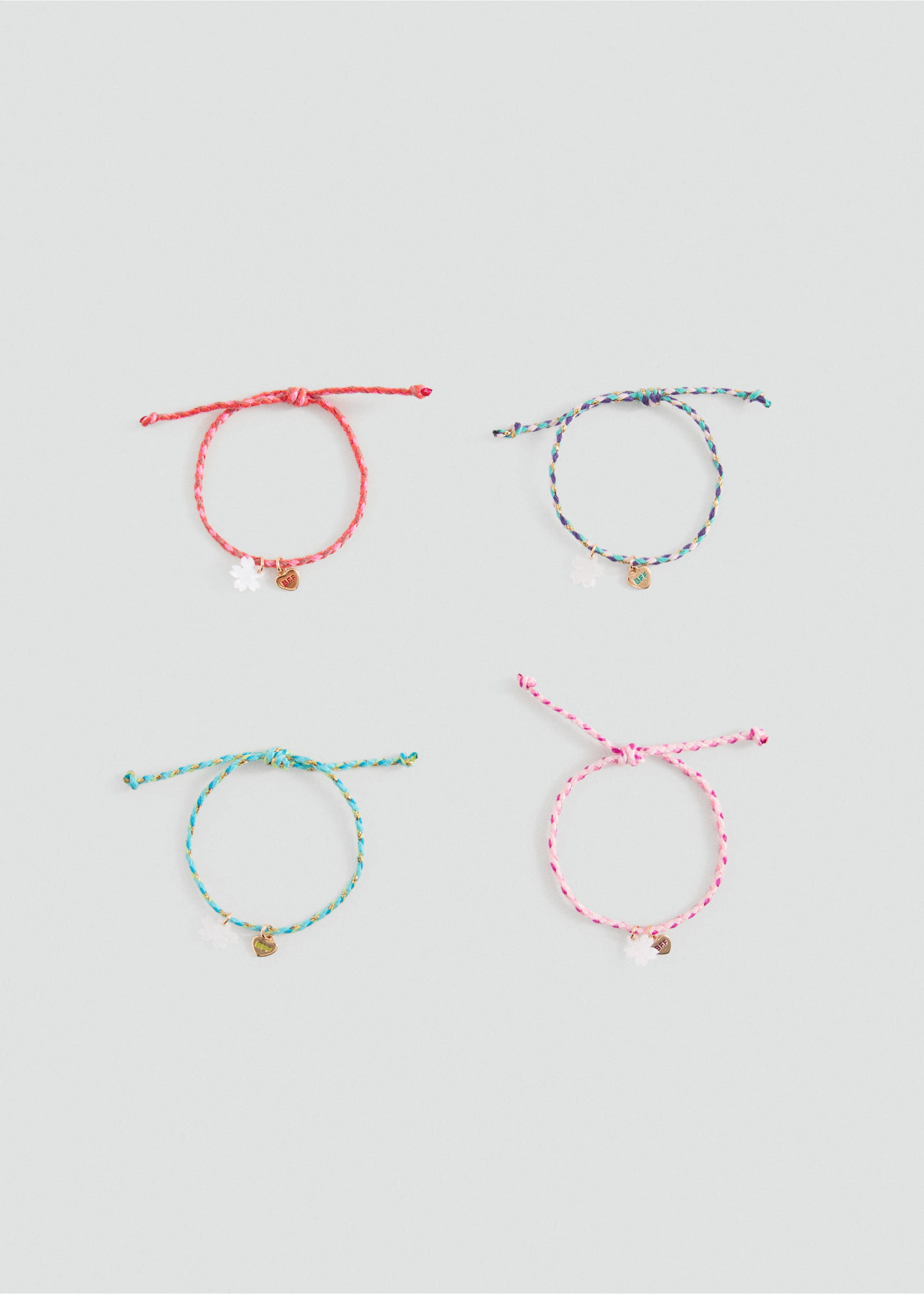 Pack of 4 Best Friends bracelets - Article without model, Gold. Ref: 27094777-00.