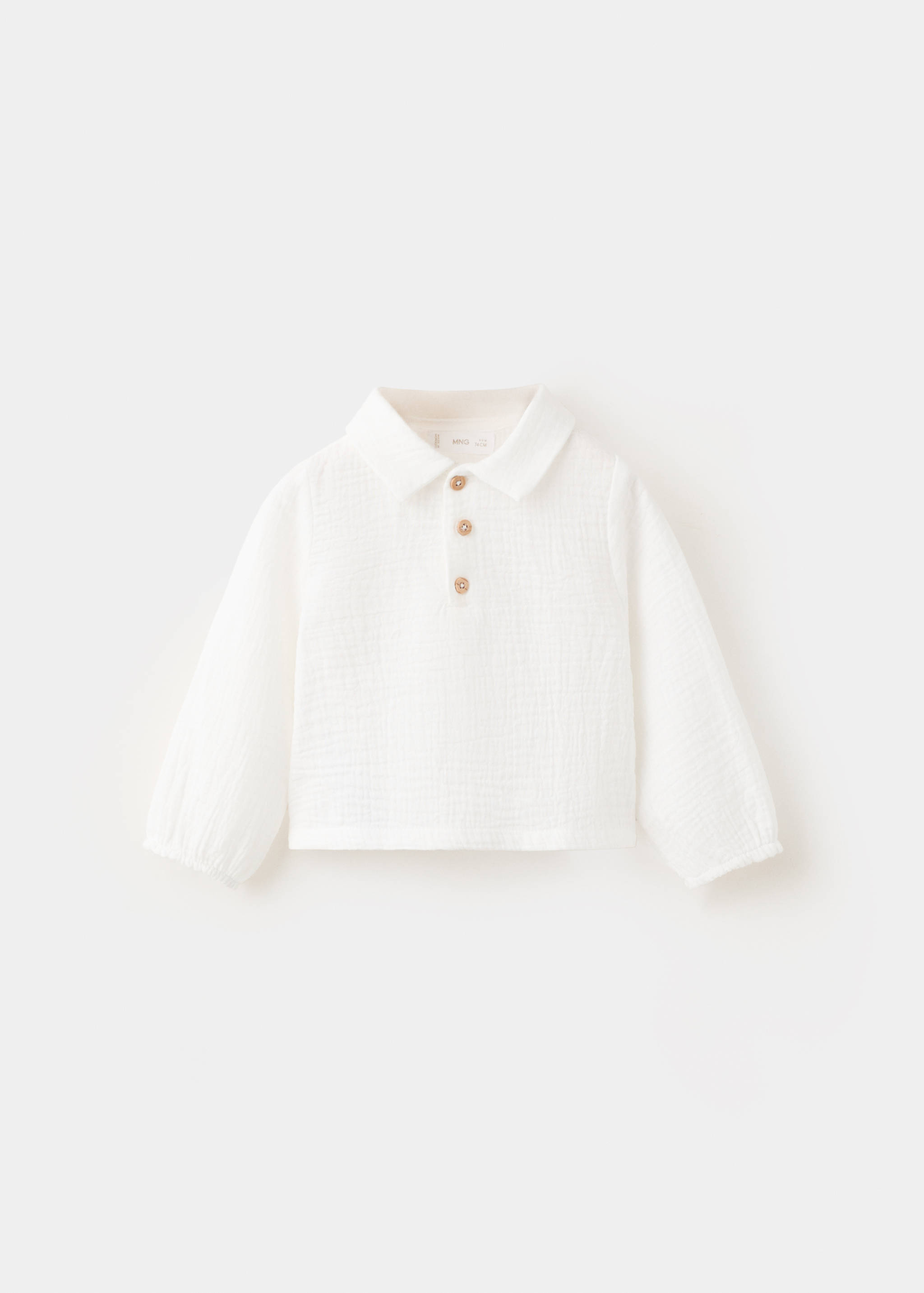 Cotton polo shirt - Article without model