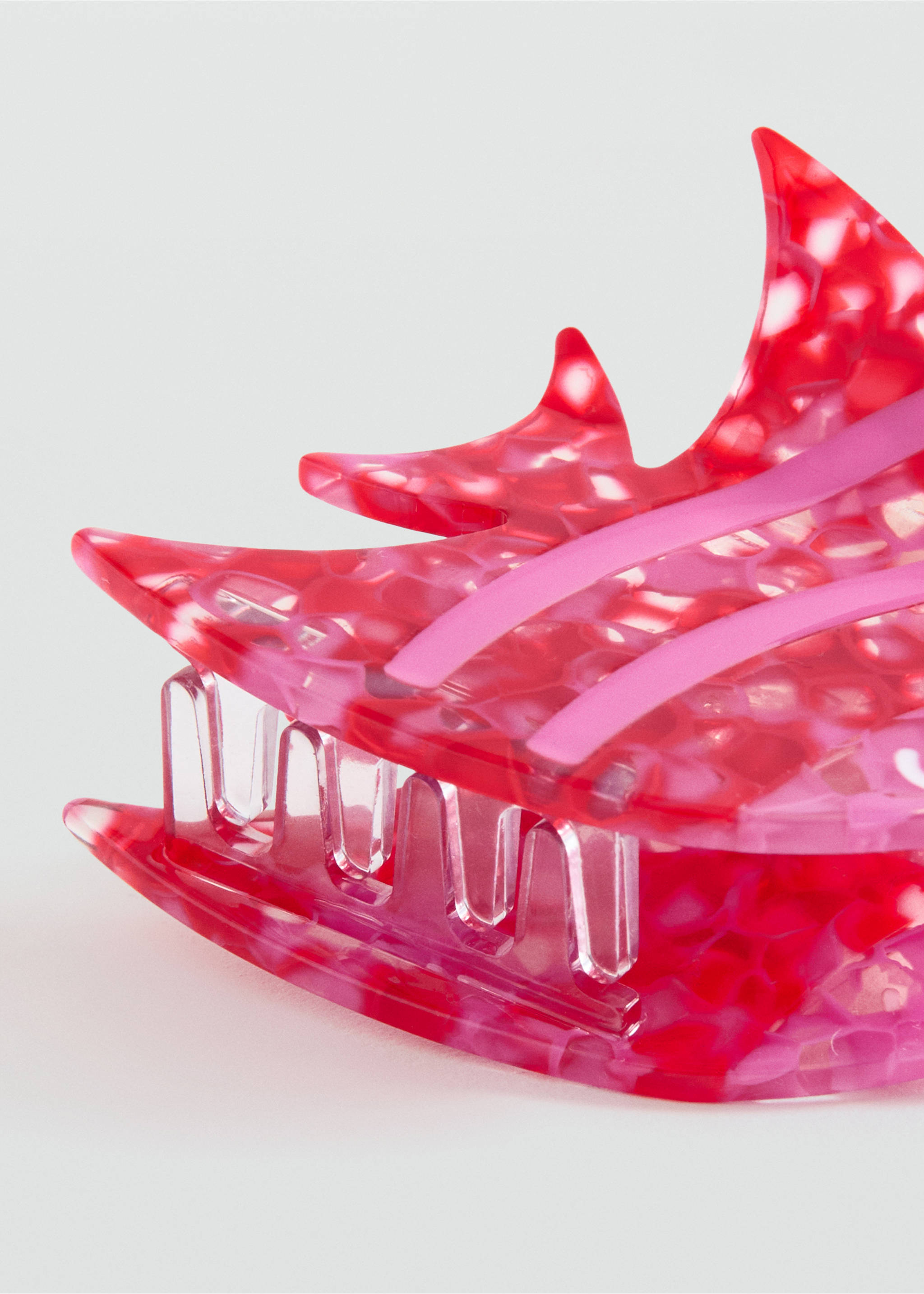 Fish hair clip - Medium plane, Red. Ref: 27094781-00.