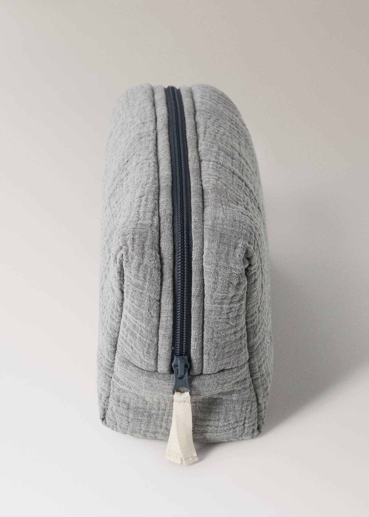 Children's cotton gauze toiletry bag — Grey