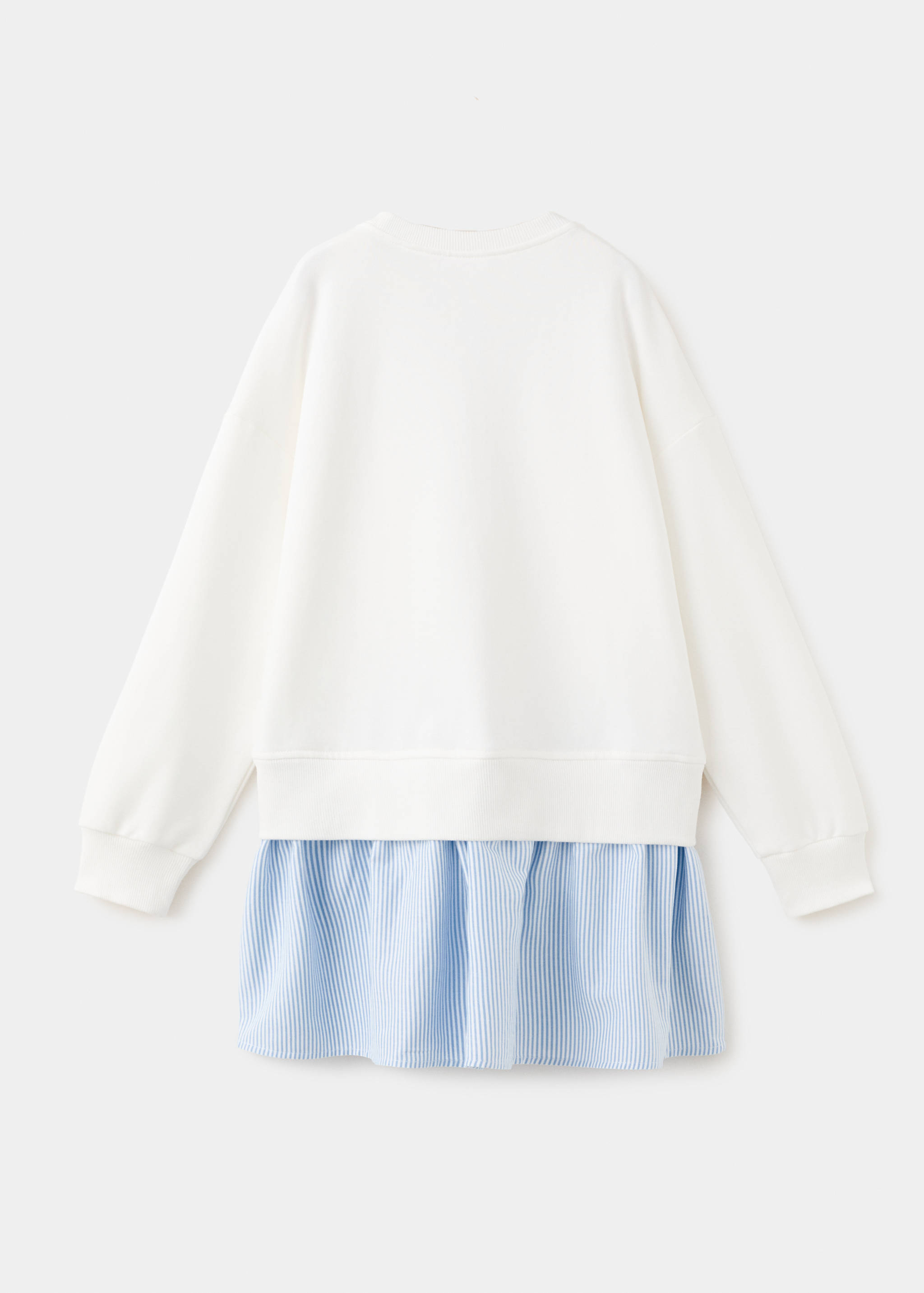 Sweatshirtklänning text - Artikelns baksida