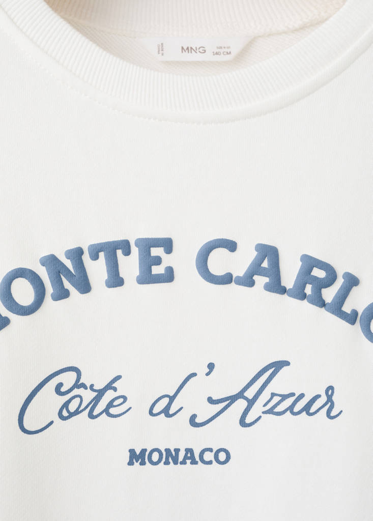 Message sweatshirt dress — Off White